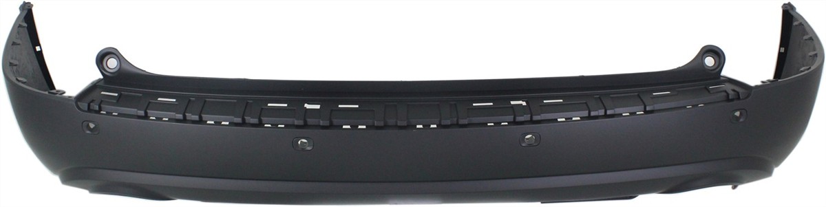 AM ENCLAVE 08-12 REAR BUMPER COVER Primed w Parking Aid Snsr Holes SKU REPB760134P Partslink GM1100810 OEM 25992108