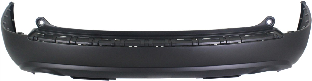 AM ENCLAVE 08-12 REAR BUMPER COVER Primed w o Parking Aid Snsr Holes CAPA SKU REPB760135PQ Partslink GM1100811C OEM 25990207