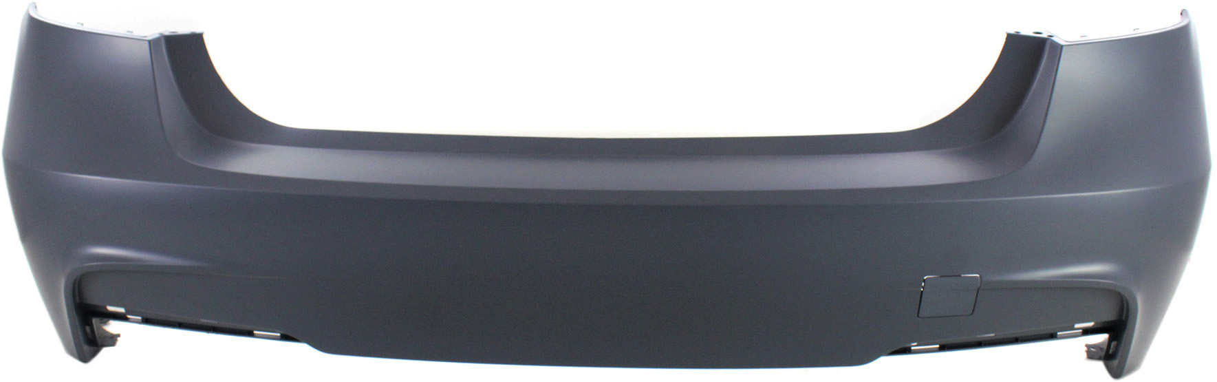 AM 3 SERIES 13-18 REAR BUMPER COVER Primed w M Sport Line Sedan w o PDC Sensor Holes SKU REPB760144P Partslink BM1100260 OEM 51128056497