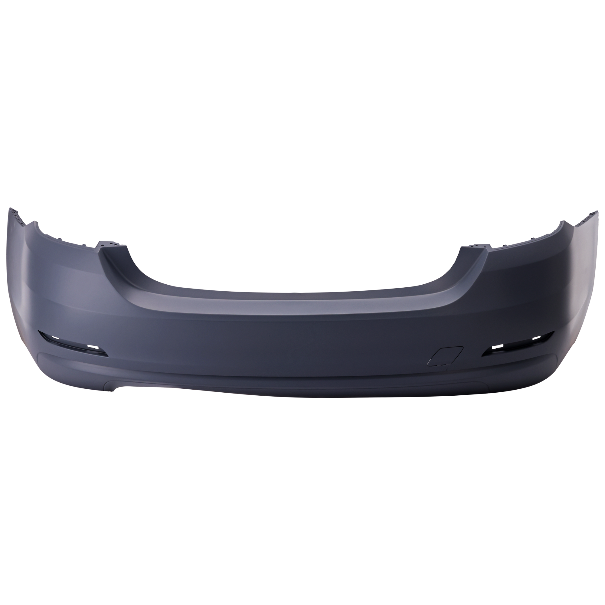 AM 428I 430I 14-17 REAR BUMPER COVER Primed STD w o M Sprt Pkg w o PDC Snsr Holes Conv Cpe CAPA SKU REPB760146PQ Partslink BM1100282C OEM 51127363300