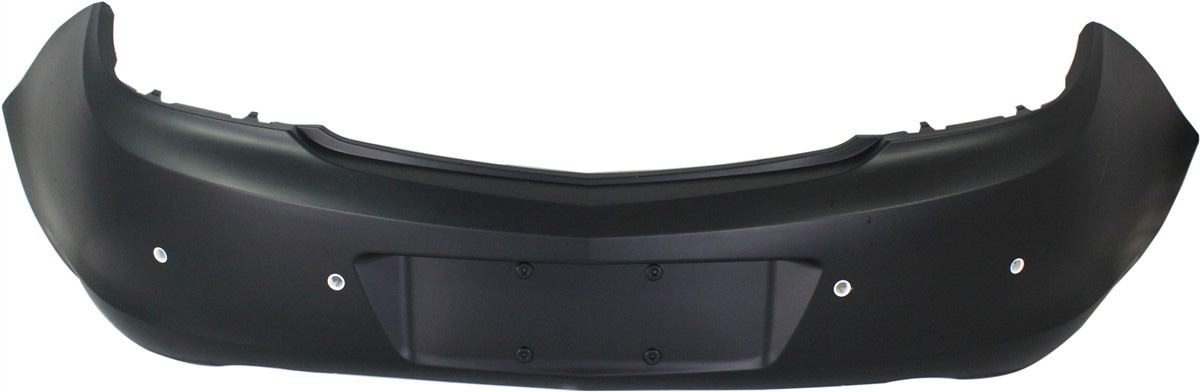 AM REGAL 11-13 REAR BUMPER COVER Primed w Parking Aid Snsr Holes Base CXL Models SKU REPB760149P Partslink GM1100872 OEM 20971893