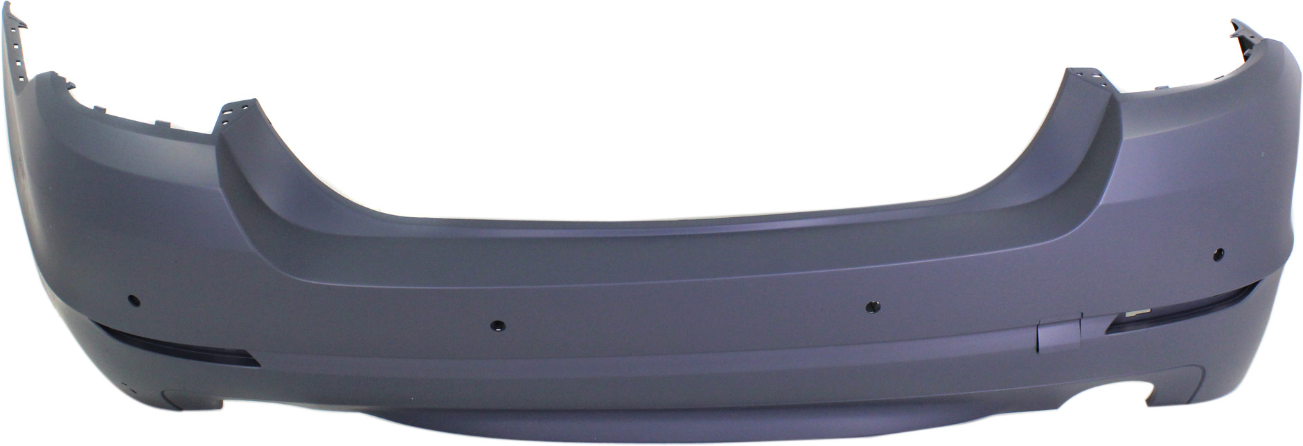 AM 535I ACTIVEHYBRID 5-11-13 REAR BUMPER COVER Primed w o M Pkg w PDC Sensor Holes SKU REPB760160P Partslink BM1100236 OEM 51127238518