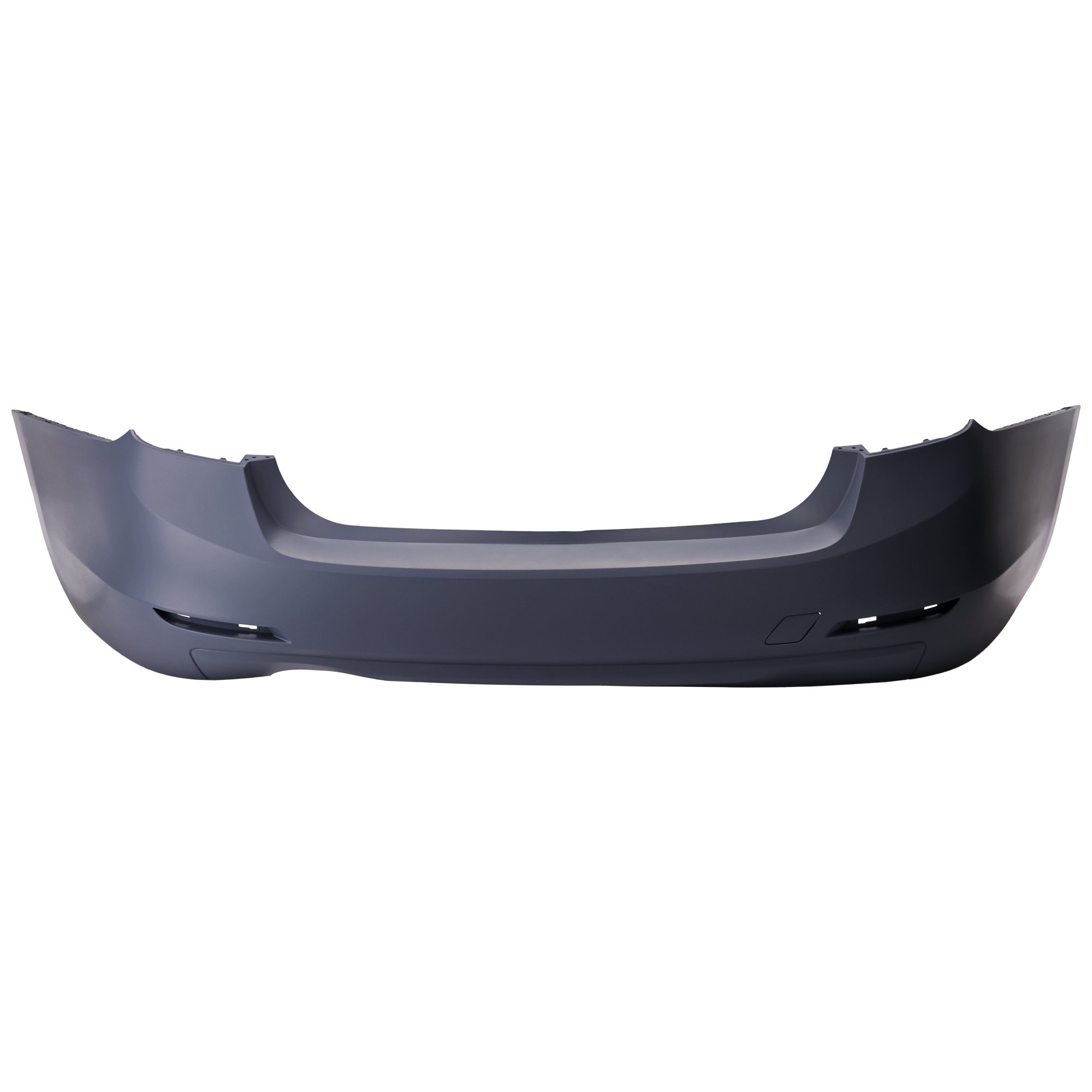 AM 320I 328D 12-15 REAR BUMPER COVER Primed Standard w o M Sport Line Sedan w o PDC Sensor Holes SKU REPB760168P Partslink BM1100261 OEM 51127312724
