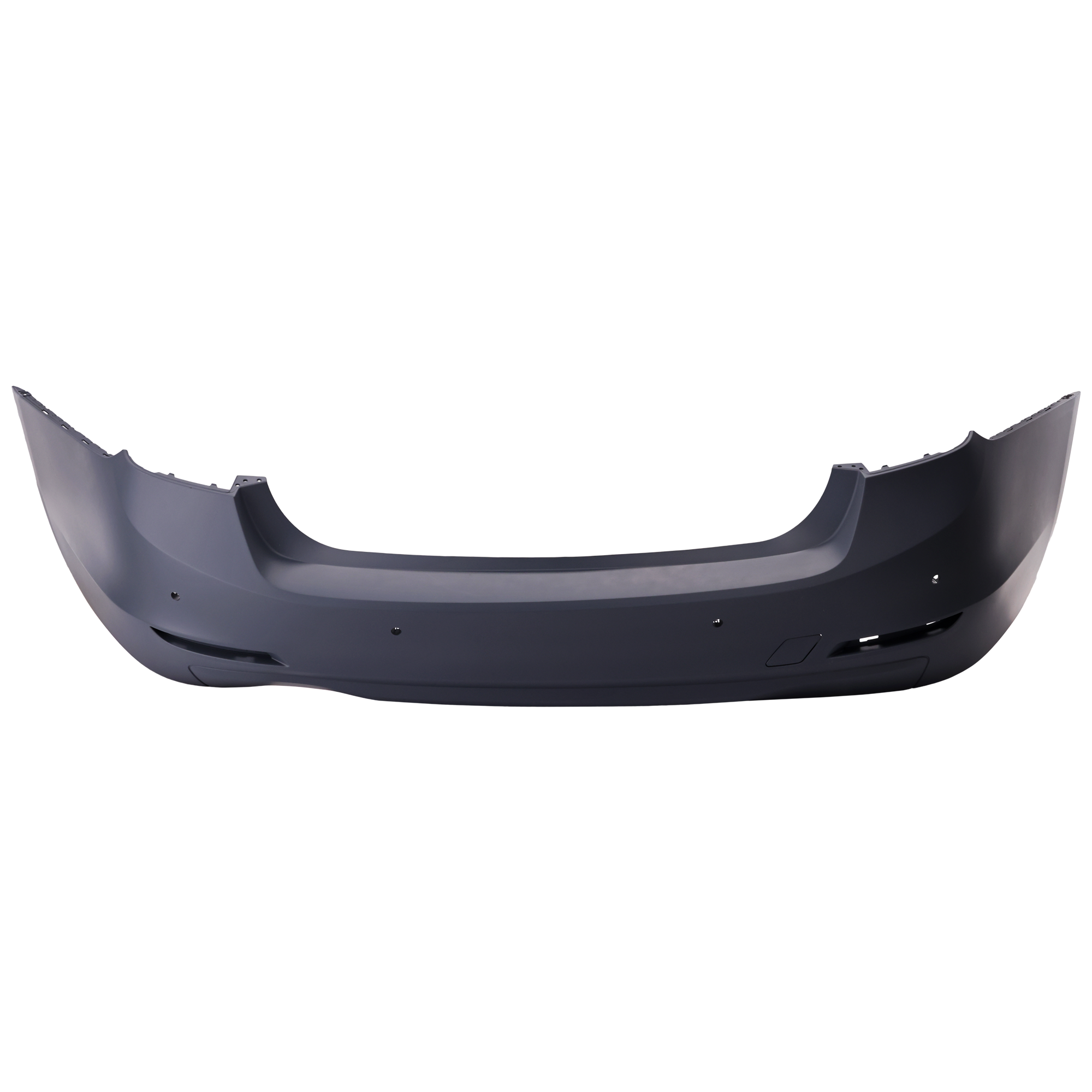 AM 320I 328D 12-15 REAR BUMPER COVER Primed Standard w o M Sport Line Sedan w PDC Sensor Holes SKU REPB760169P Partslink BM1100262 OEM 51127312727