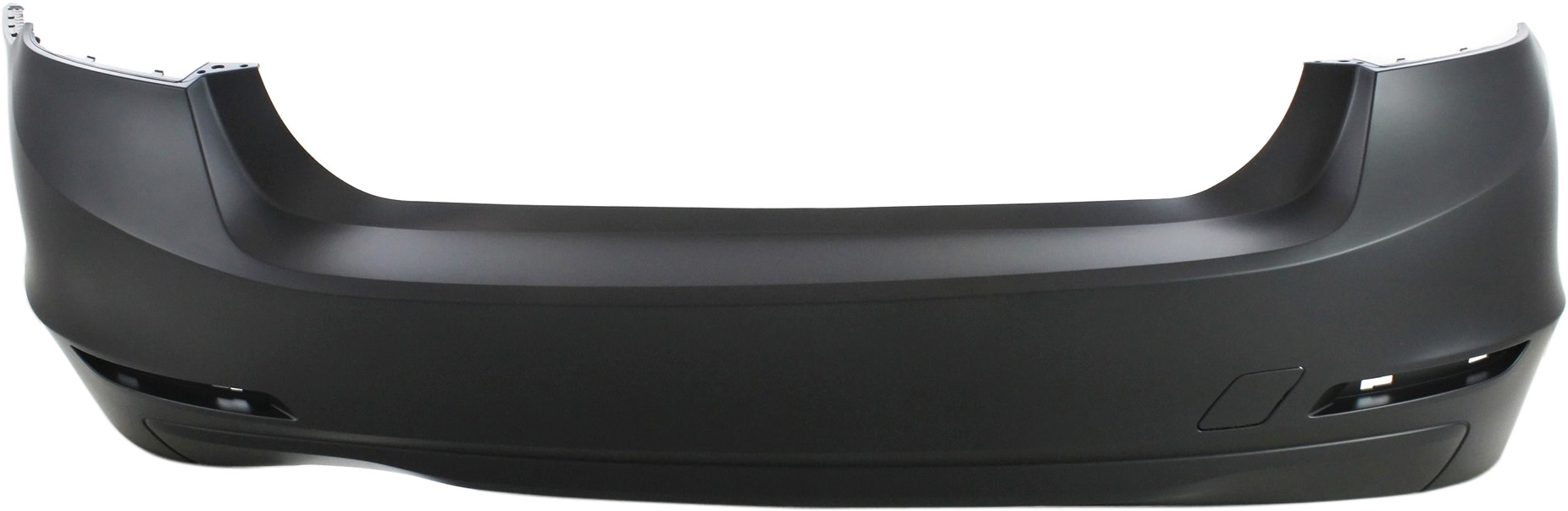 AM 328I 12-15 REAR BUMPER COVER Primed Standard w o M Sport Line Sedan w o PDC Sensor and Molding Holes SKU REPB760174P Partslink BM1100269 OEM 51127312725