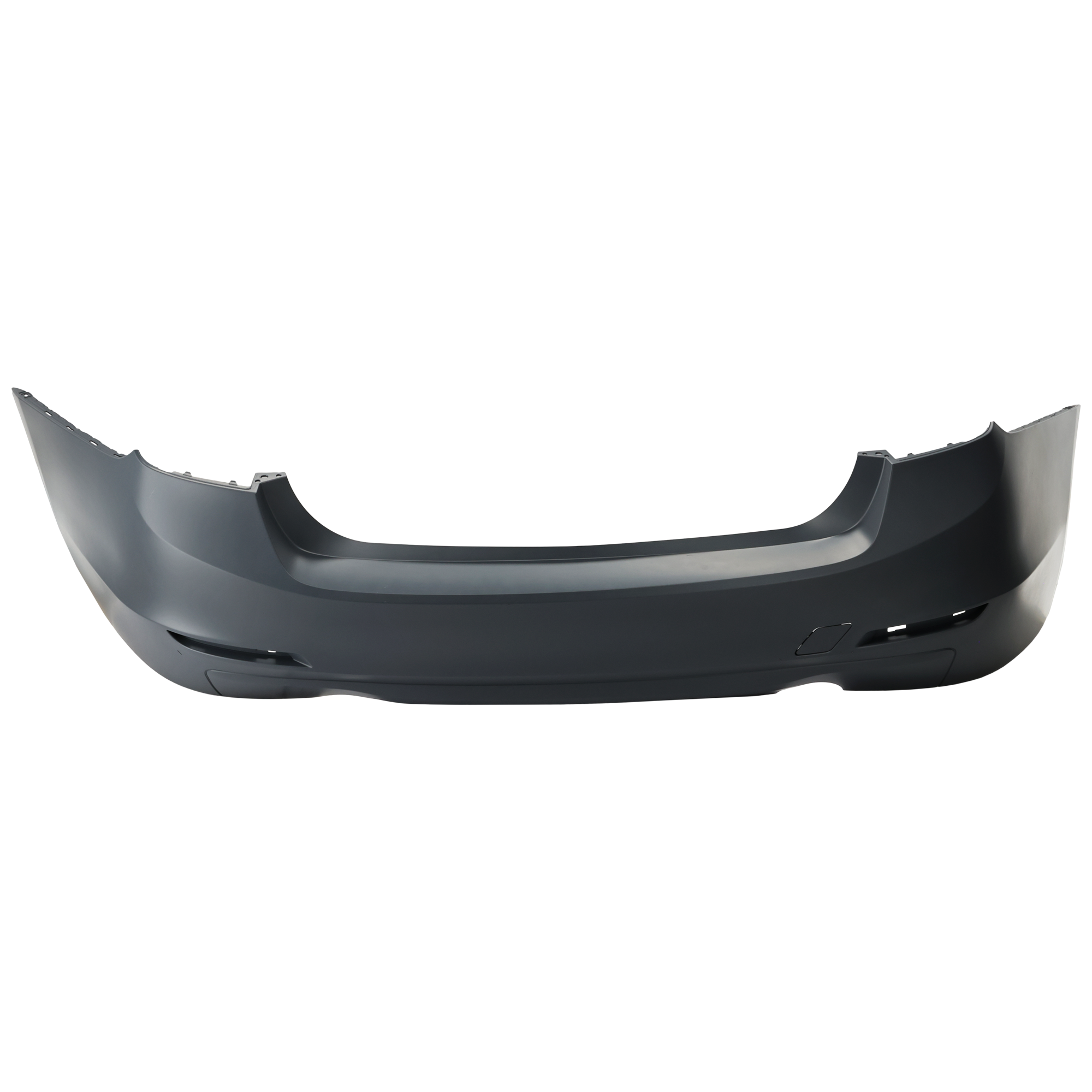 AM 335I ACTIVEHYBRID 3-12-15 REAR BUMPER COVER Primed Standard w o M Sport Line Sedan w o PDC Sensor and Molding Holes SKU REPB760177P Partslink BM1100272 OEM 51127312726