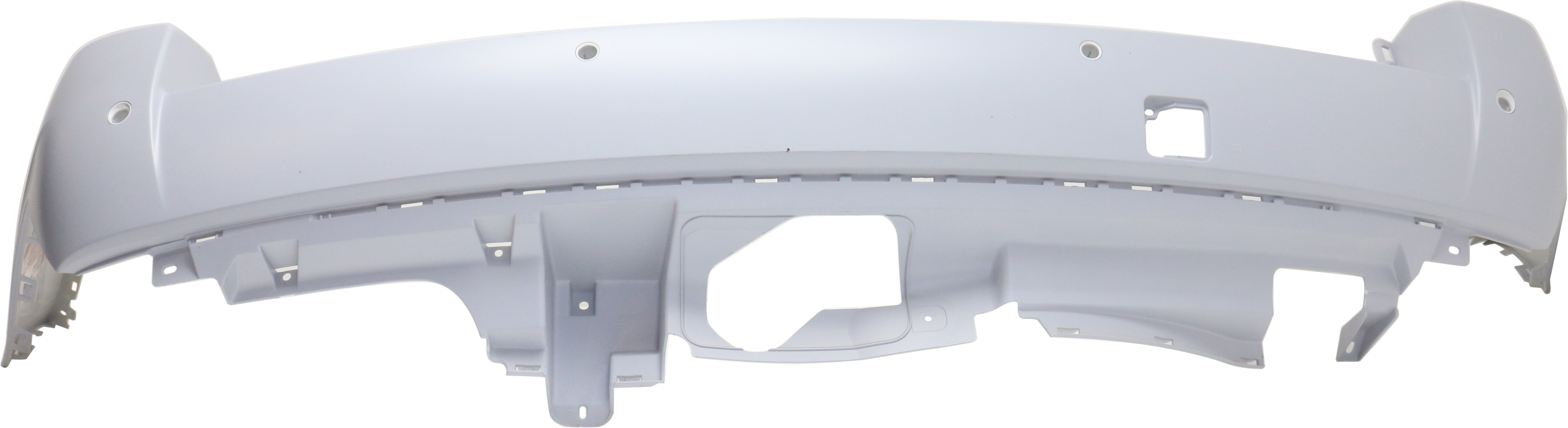 AM X3-07-10 REAR BUMPER COVER Primed w o M Pkg w Park Dist Ctrl Snsr Holes CAPA SKU REPB760187PQ Partslink BM1100221C OEM 51123423777