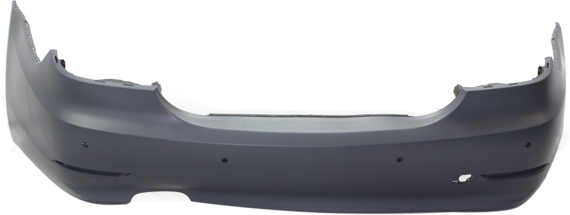 AM 5 SERIES 06-10 REAR BUMPER COVER Primed w o M Pkg Sedan w PDC Sensor Holes SKU REPB760189P Partslink BM1100181 OEM 51127178184