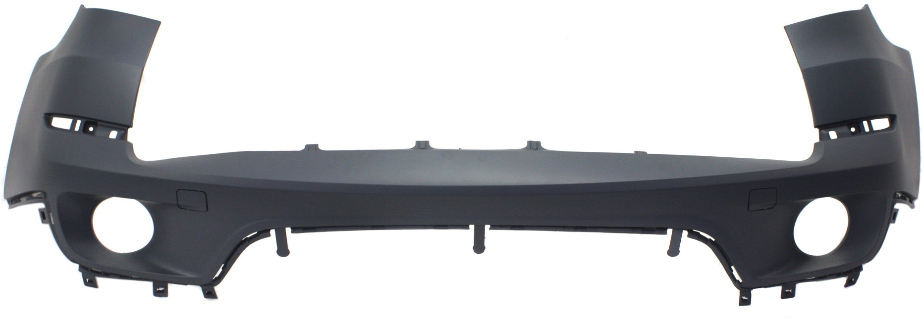 AM X5-11-13 REAR BUMPER COVER Primed w o M Pkg w o Park Dist Ctrl Snsr Holes SKU REPB760197P Partslink BM1100251 OEM 51127227762