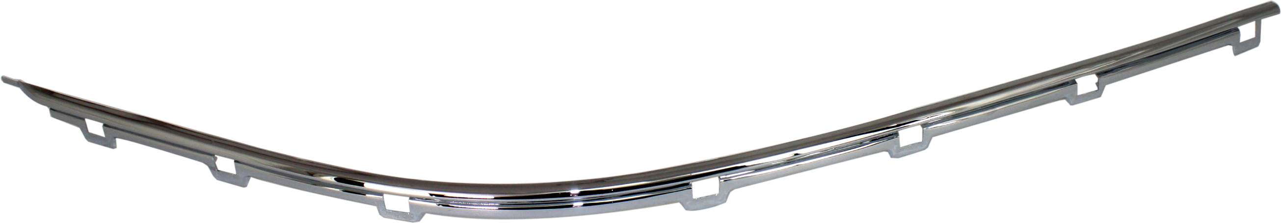 AM 5 SERIES 97-00 FRONT BUMPER MOLDING RH Outer Cover Chrome SKU REPB763703 Partslink BM1059111 OEM 51118226556