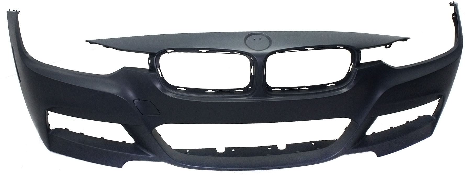 AM 3 SERIES 13-19 FRONT BUMPER COVER Primed w M Sport Line Sedan 13-18 Wagon 14-19 w o HLW and PDC Sensor Holes CAPA SKU REPBM010301PQ Partslink BM1000295C OEM 51118067951