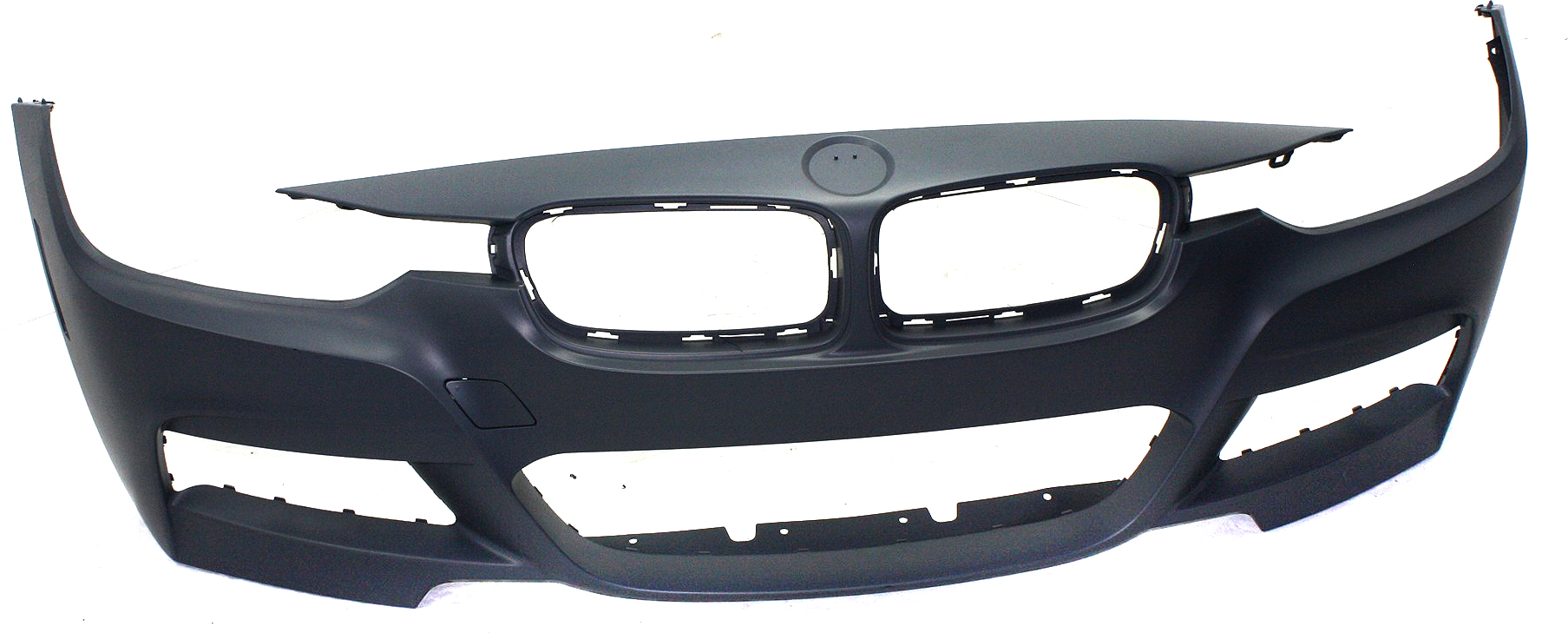 AM 3 SERIES 13-19 FRONT BUMPER COVER Primed w M Sport Line Sedan 13-18 Wagon 14-19 w o HLW and PDC Sensor Holes SKU REPBM010301P Partslink BM1000295 OEM 51118067951