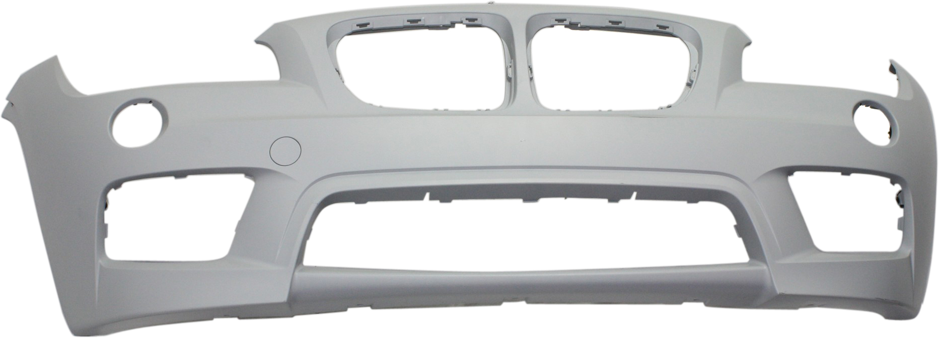 AM X1-13-15 FRONT BUMPER COVER Primed w M Sport Line w o HLW and Park Dist Ctrl Snsr Holes SKU REPBM010302P Partslink BM1000302 OEM 51118039388