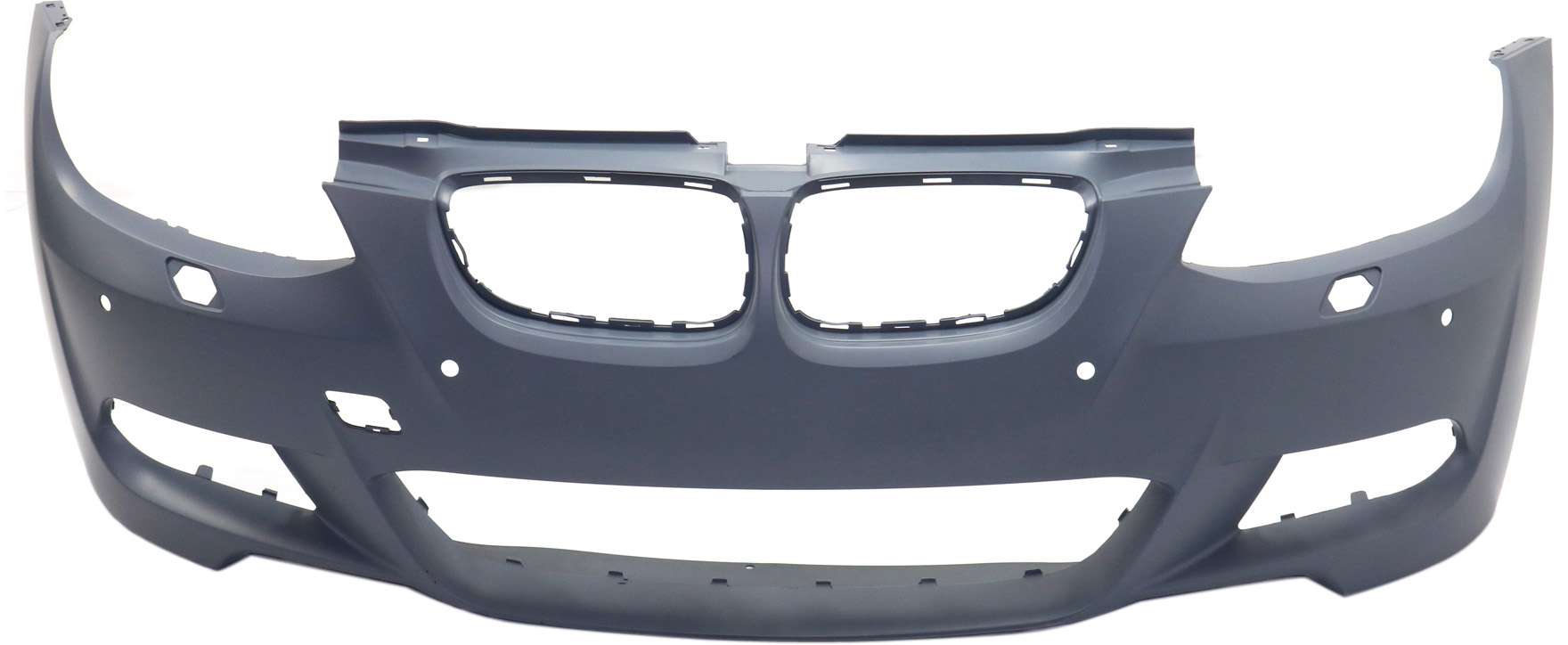 AM 3 SERIES 07-10 FRONT BUMPER COVER Primed 3.0L Eng w M Pkg w PDC Sensor Holes Convertible Coupe SKU REPBM010307P Partslink BM1000250 OEM 51118044660