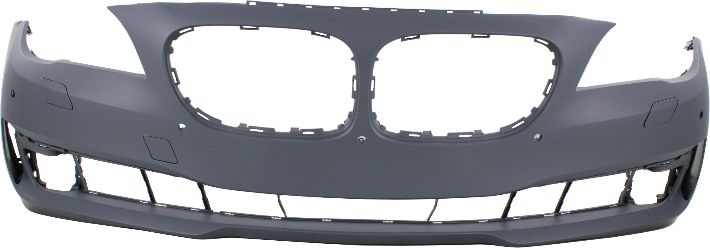 AM 7 SERIES 13-15 FRONT BUMPER COVER Primed w o M Pkg w PDC Sensor Holes w Cam Hole SKU REPBM010326P Partslink BM1000316 OEM 51117332264
