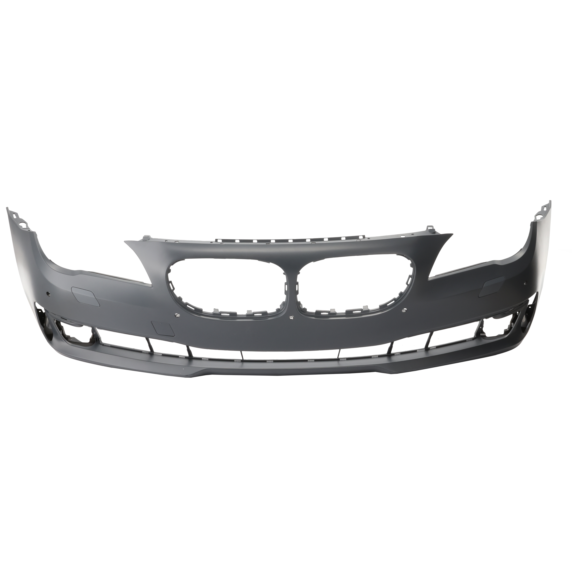 AM 7 SERIES 13-15 FRONT BUMPER COVER Primed w o M Pkg w PDC Sensor Holes w o Cam Hole CAPA SKU REPBM010327PQ Partslink BM1000315C OEM 51117332262