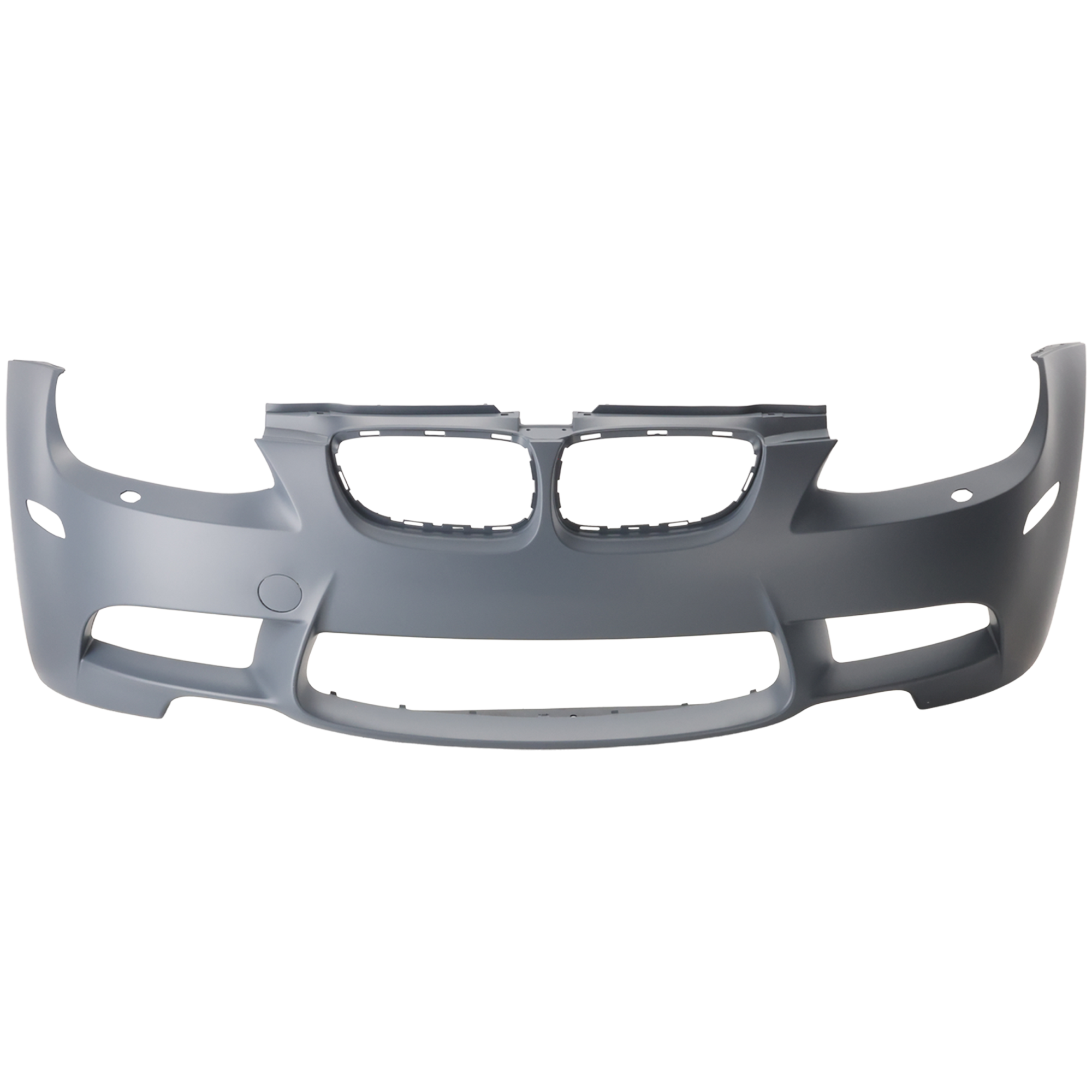 AM M3-08-11 FRONT BUMPER COVER Primed w HLW Holes w o Park Dist Ctrl Snsr Holes SKU REPBM010333P Partslink BM1000237 OEM 51118046010