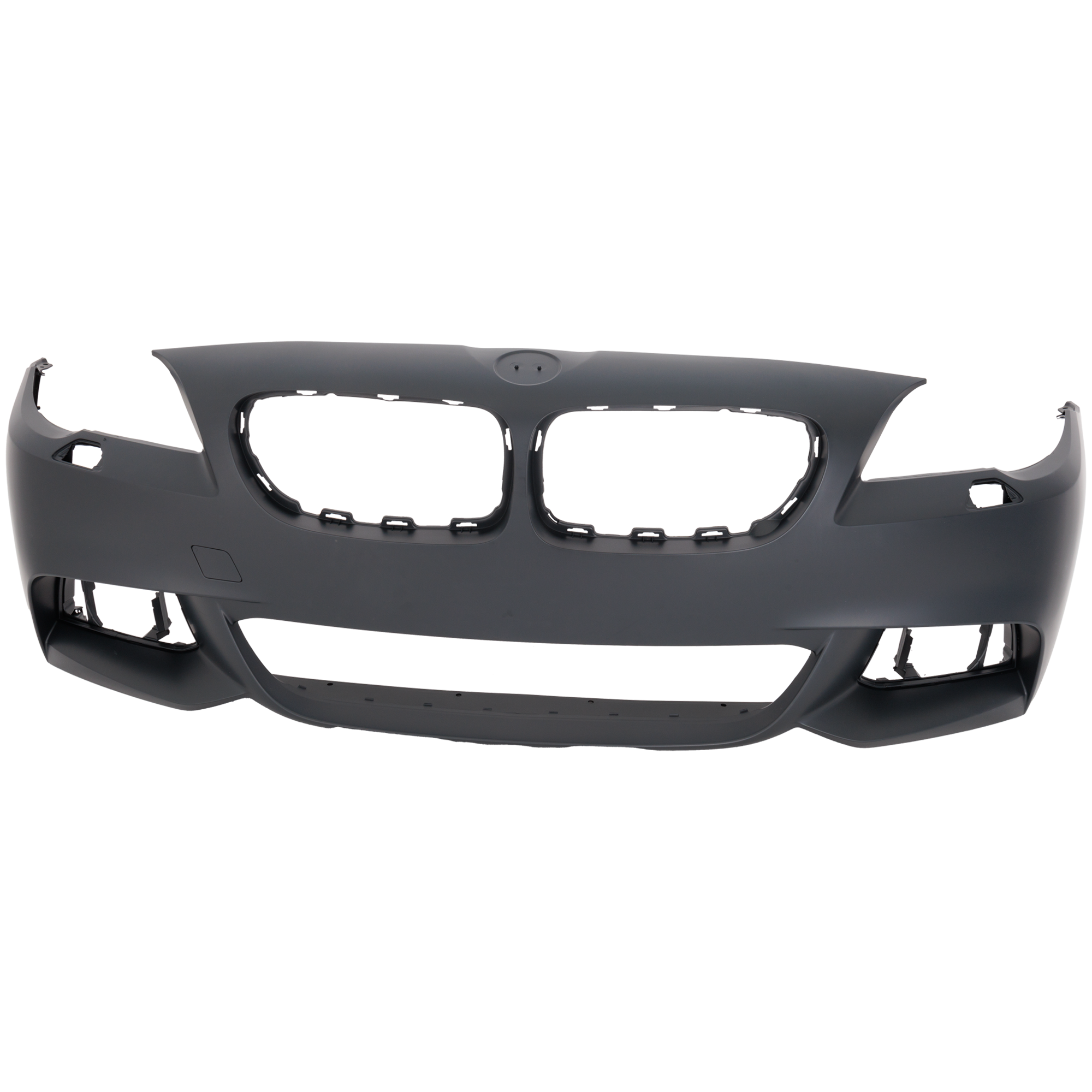 AM 5 SERIES 14-16 FRONT BUMPER COVER Primed Sedan w M Pkg w o PDC Sensor Holes CAPA SKU REPBM010344PQ Partslink BM1000311C OEM 51118058994