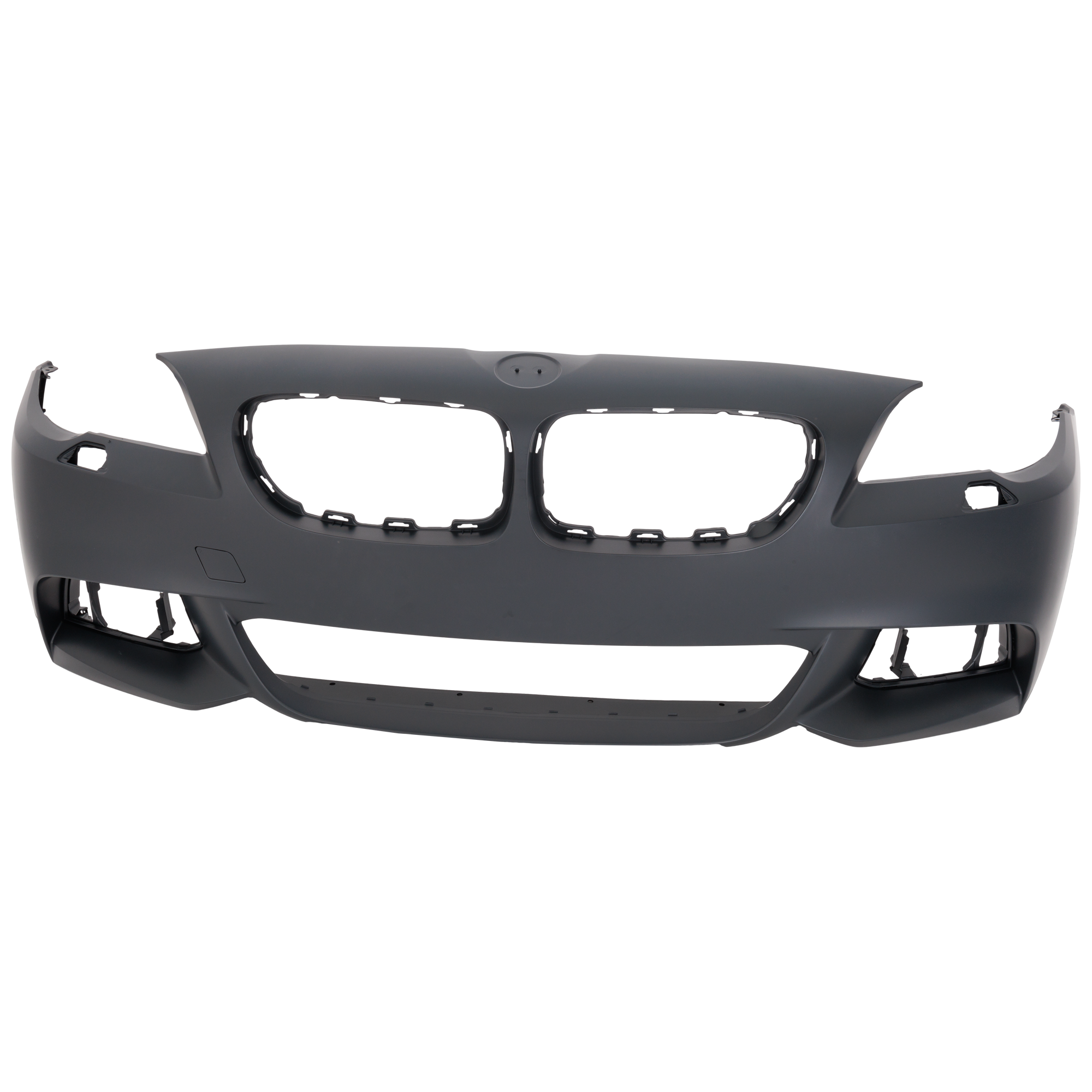 AM 5 SERIES 14-16 FRONT BUMPER COVER Primed Sedan w M Pkg w o PDC Sensor Holes SKU REPBM010344P Partslink BM1000311 OEM 51118058994
