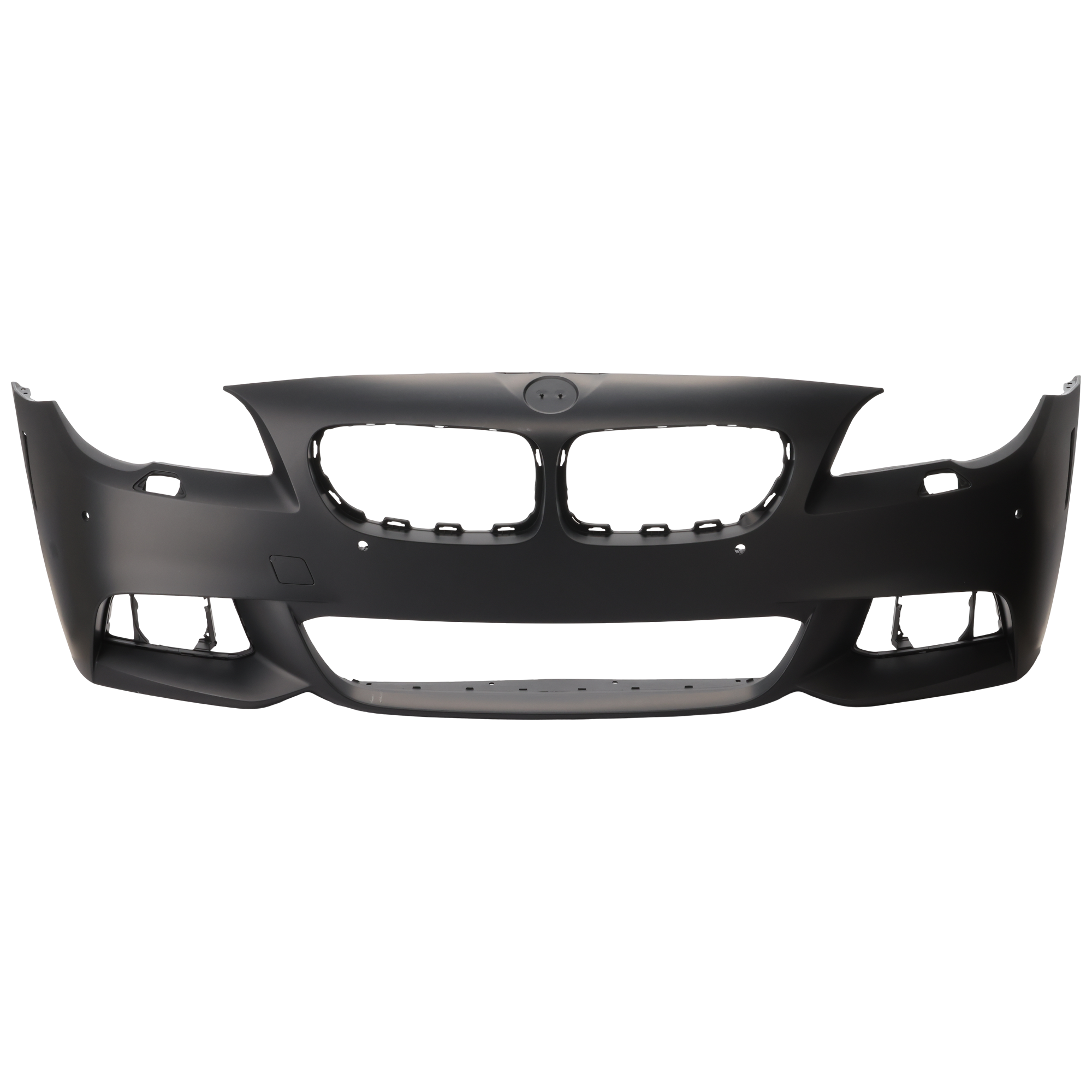AM 5 SERIES 14-16 FRONT BUMPER COVER Primed Sedan w M Package w Park Distance Control Sensor and Camera Hole CAPA SKU REPBM010345PQ Partslink BM1000313C OEM 51118058998