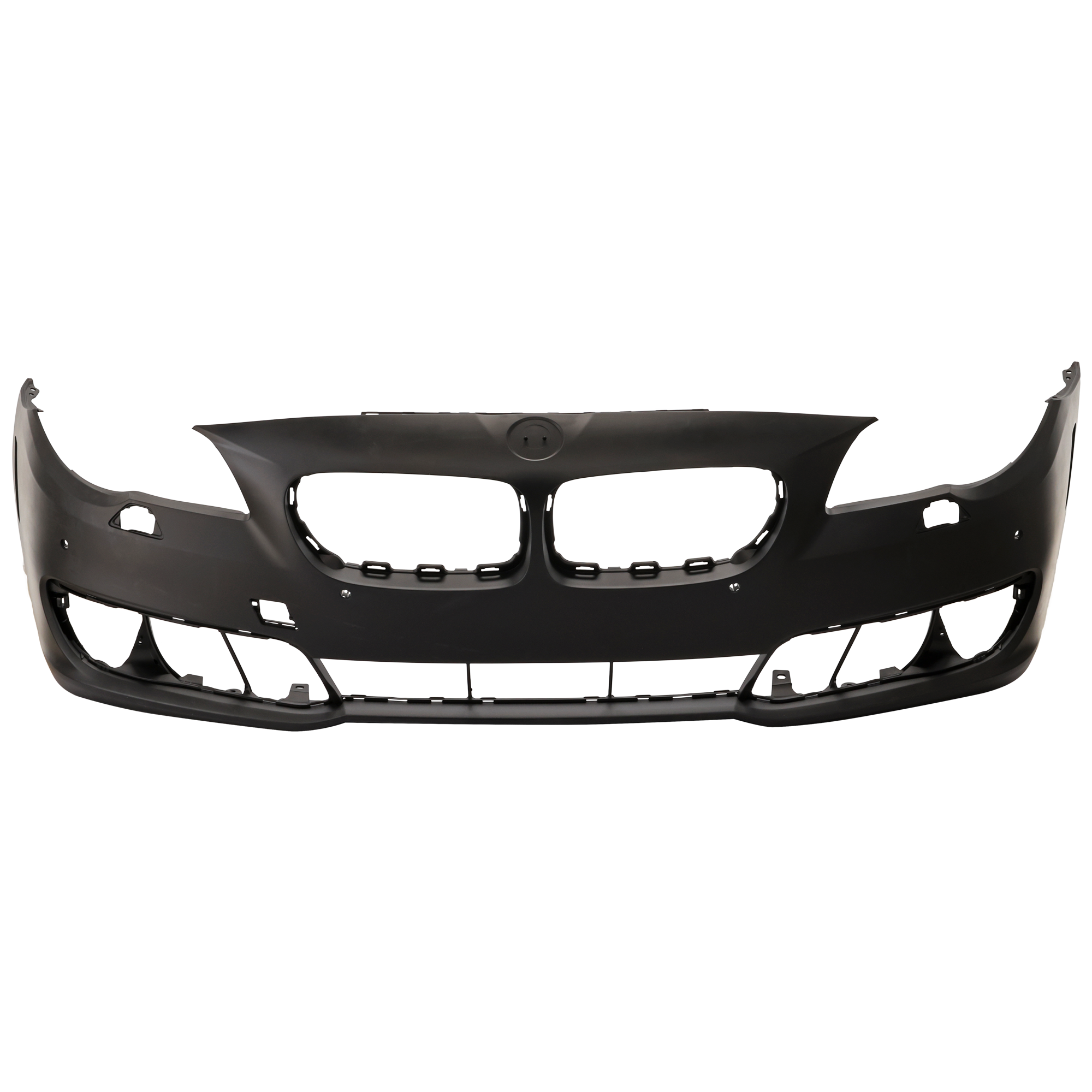 AM 5 SERIES 14-16 FRONT BUMPER COVER Primed Sedan w o M Pkg w PDC Sensor Holes w o Camera Hole SKU REPBM010363P Partslink BM1000309 OEM 51117332680