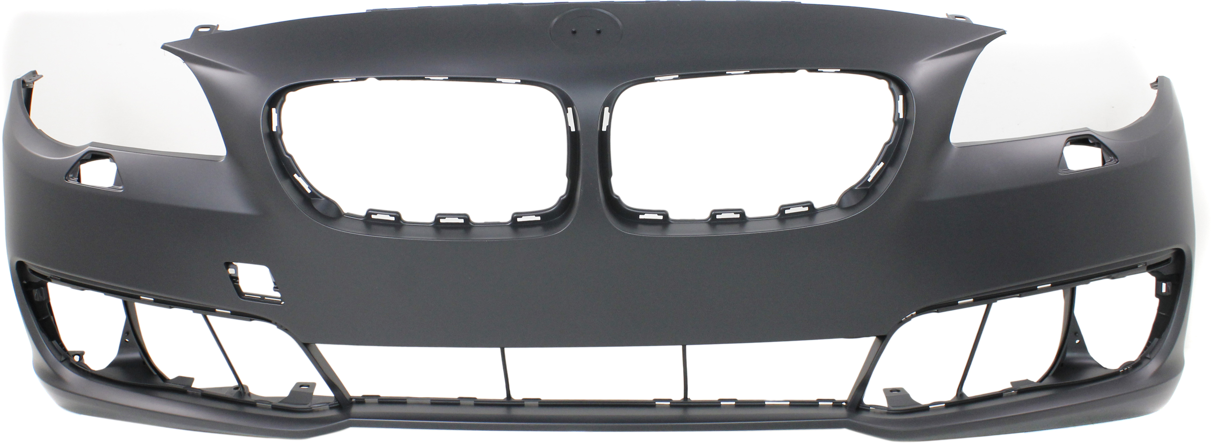 AM 5 SERIES 14-16 FRONT BUMPER COVER Primed w o M Pkg Sedan w o PDC Sensor Holes CAPA SKU REPBM010367PQ Partslink BM1000308C OEM 51117332679