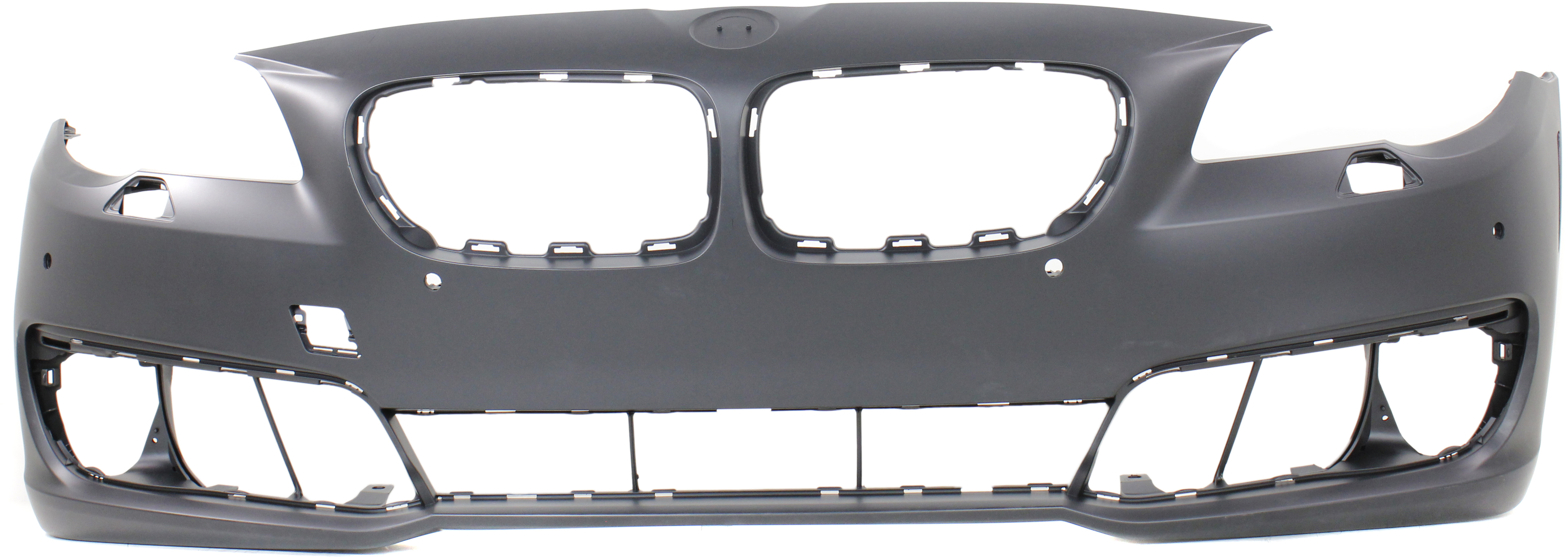 AM 5 SERIES 14-16 FRONT BUMPER COVER Primed w o M Pkg Sedan w Park Distance Control Sensor and Camera Hole CAPA SKU REPBM010369PQ Partslink BM1000310C OEM 51117332681