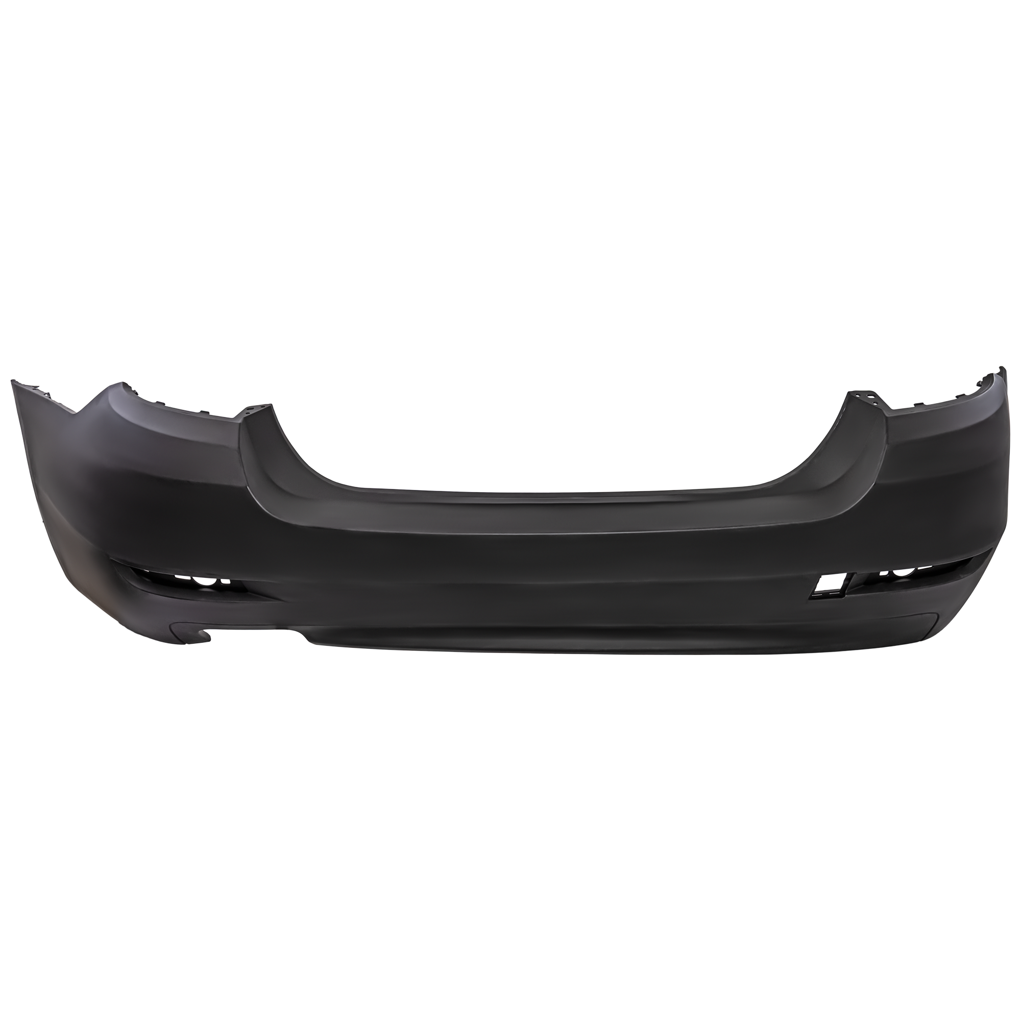 AM 528I 528I XDRIVE 14-16 REAR BUMPER COVER Primed Standard w o M Pkg w o PDC Sensor Holes CAPA SKU REPBM760105PQ Partslink BM1100321C OEM 51127332761