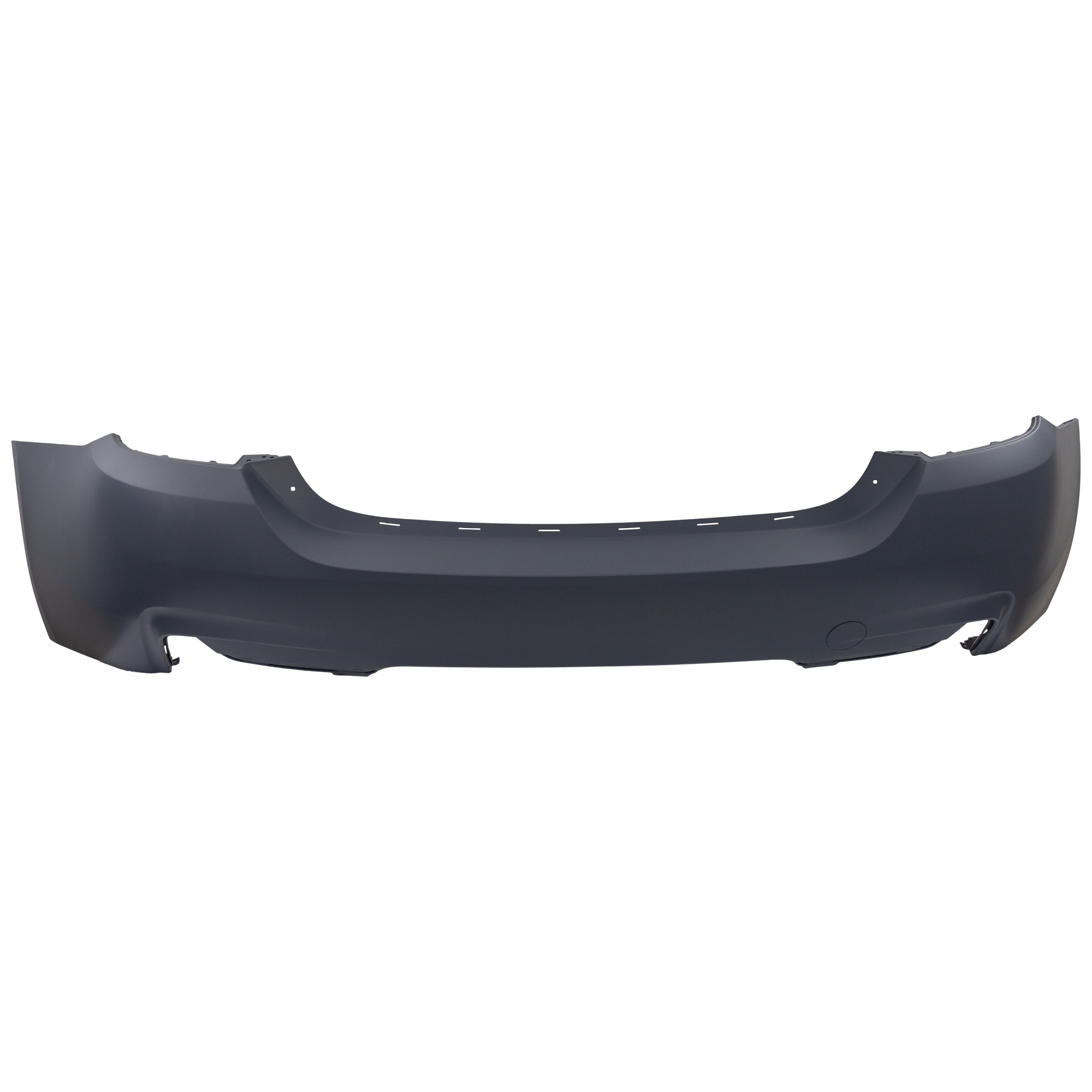 AM 4 SERIES 15-20 REAR BUMPER COVER Primed w M Sport Package w o PDC Sensor Park Assist Sensor Holes SKU REPBM760106P Partslink BM1100325 OEM 51128062242