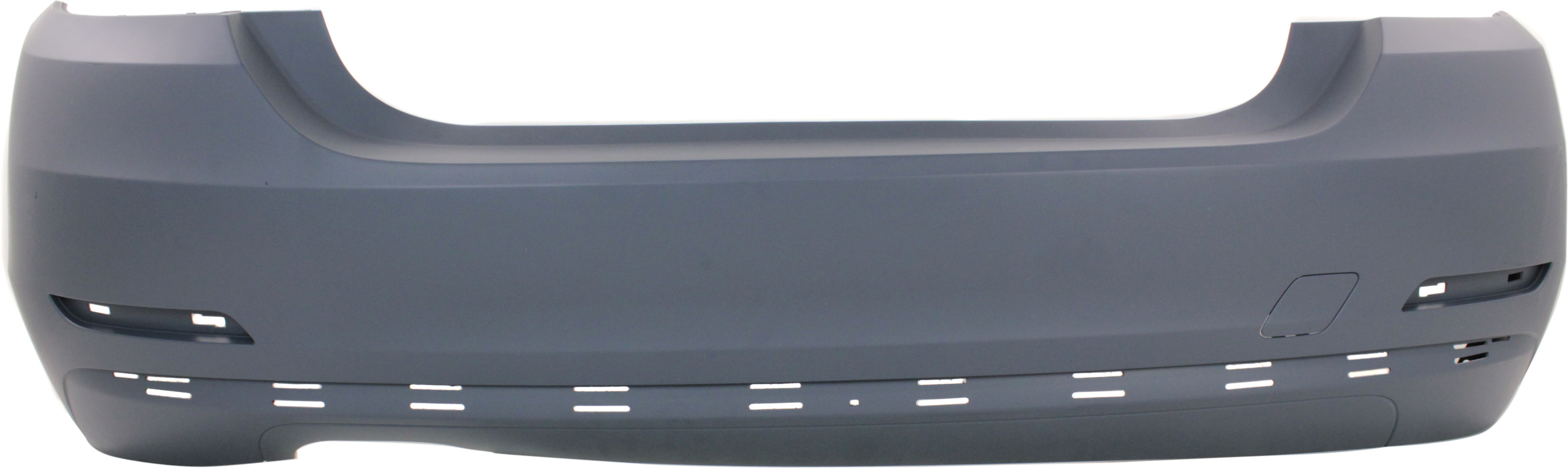 AM 428I 430I 14-17 REAR BUMPER COVER Primed Lxry Mdrn Sprt Line w o M Sprt Pkg w o PDC Snsr Holes Conv Cpe SKU REPBM760122P Partslink BM1100284 OEM 51127363306
