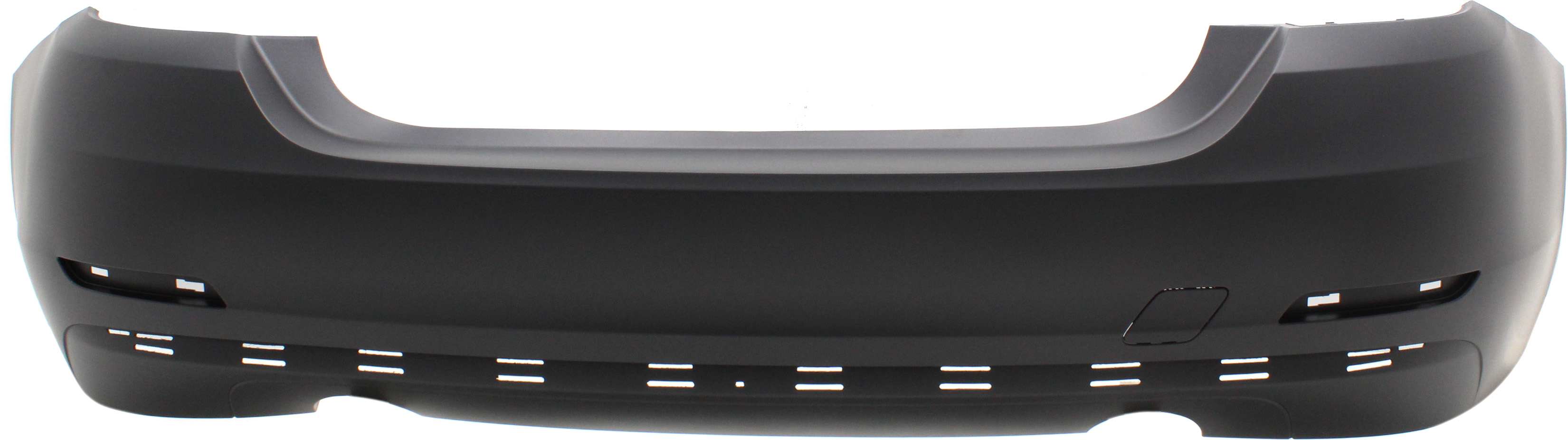 AM 435I 440I 14-17 REAR BUMPER COVER Prmd Luxury Modern Sport Line Models w o M Sport Line w o PDC Snsr Holes Conv Cpe CAPA SKU REPBM760126PQ Partslink BM1100288C OEM 51127363308