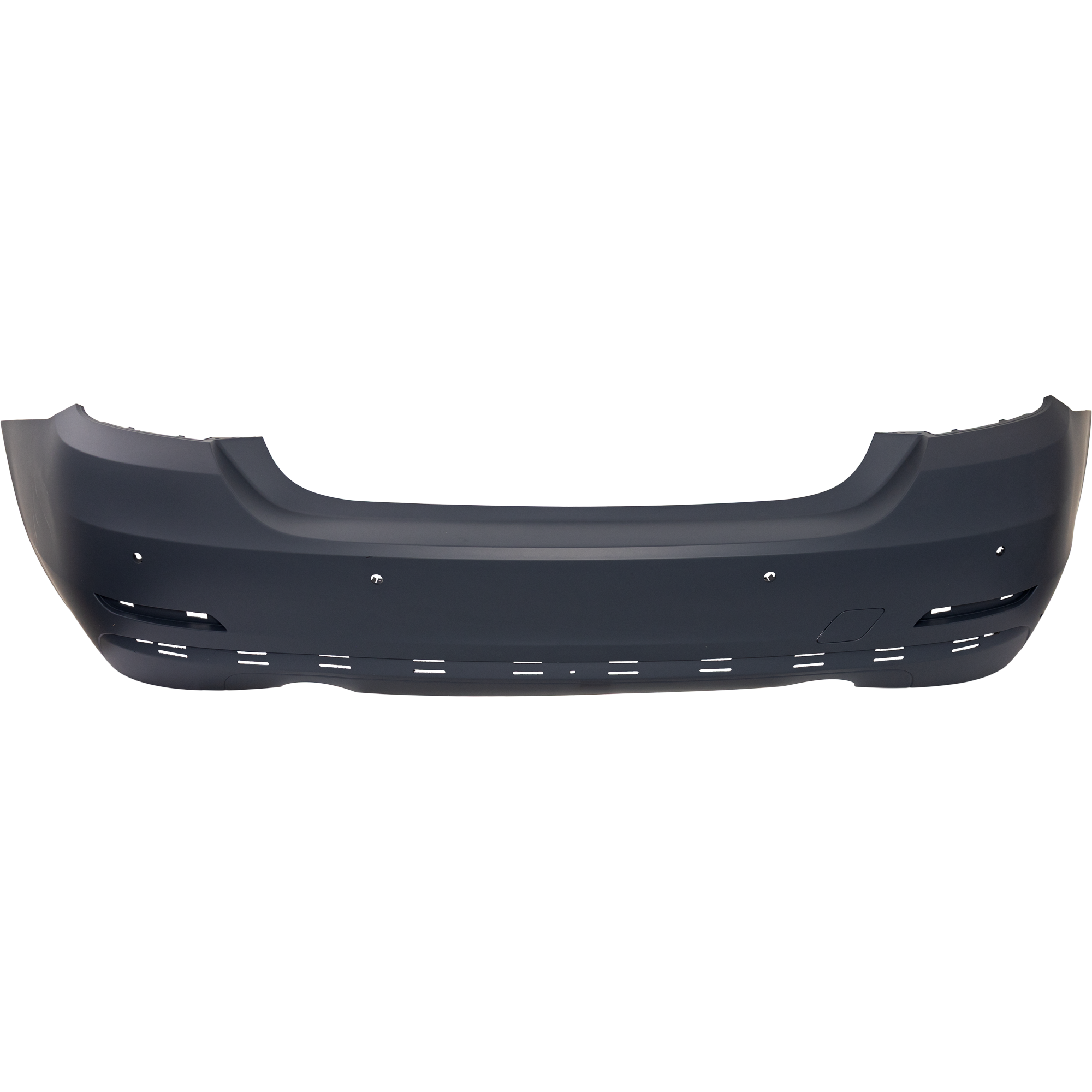 AM 435I 440I 14-17 REAR BUMPER COVER Prmd Luxury Modern Sport Line Models w o M Sport Line w PDC Snsr Holes Conv Cpe SKU REPBM760127P Partslink BM1100289 OEM 51127363309