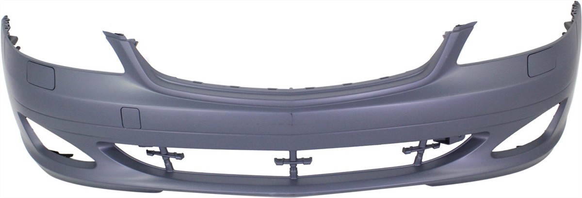 AM S CLASS 07-13 FRONT BUMPER COVER Primed w o Sport Pkg w o Parktronic Holes SKU REPBZ010306P Partslink MB1000342 OEM 22188005409999
