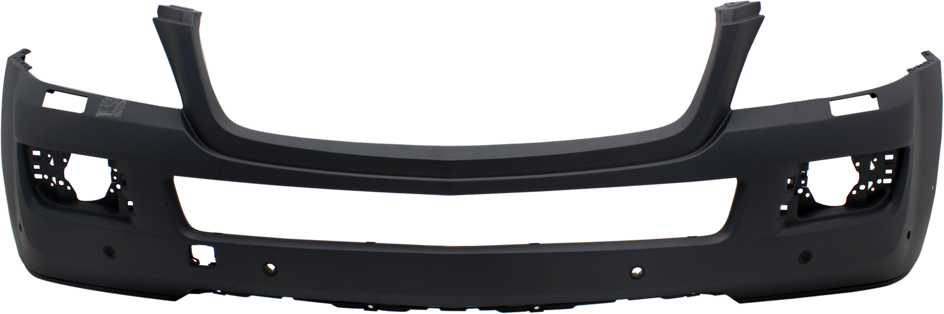 AM GL CLASS 07-12 FRONT BUMPER COVER Prmd w Parktronic and Headlight Washer Holes w o Curve Lighting SKU REPBZ010320P Partslink MB1000254 OEM 16488519259999