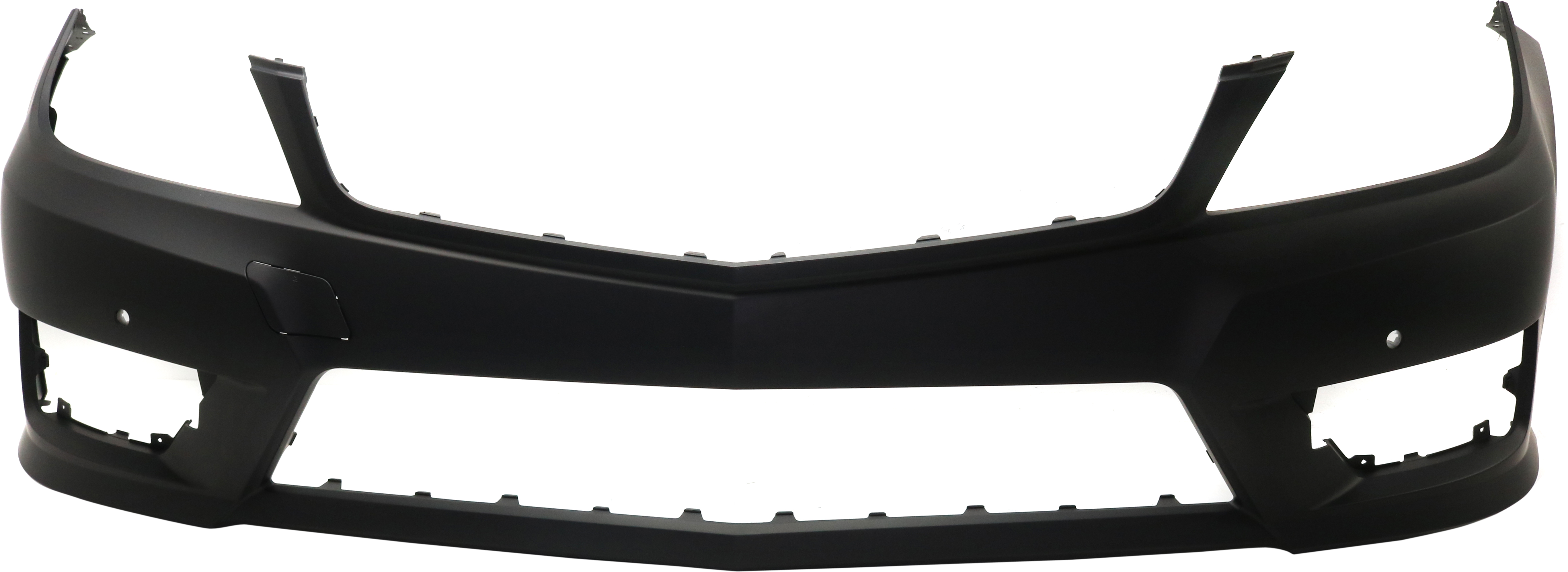 AM C CLASS 12-15 FRONT BUMPER COVER Primed w AMG Styling Pkg Exc. C63 AMG Model w Parktronic Holes w o HLW and Side Marker Light Holes SKU REPBZ010327P Partslink MB1000359 OEM 20488028499999