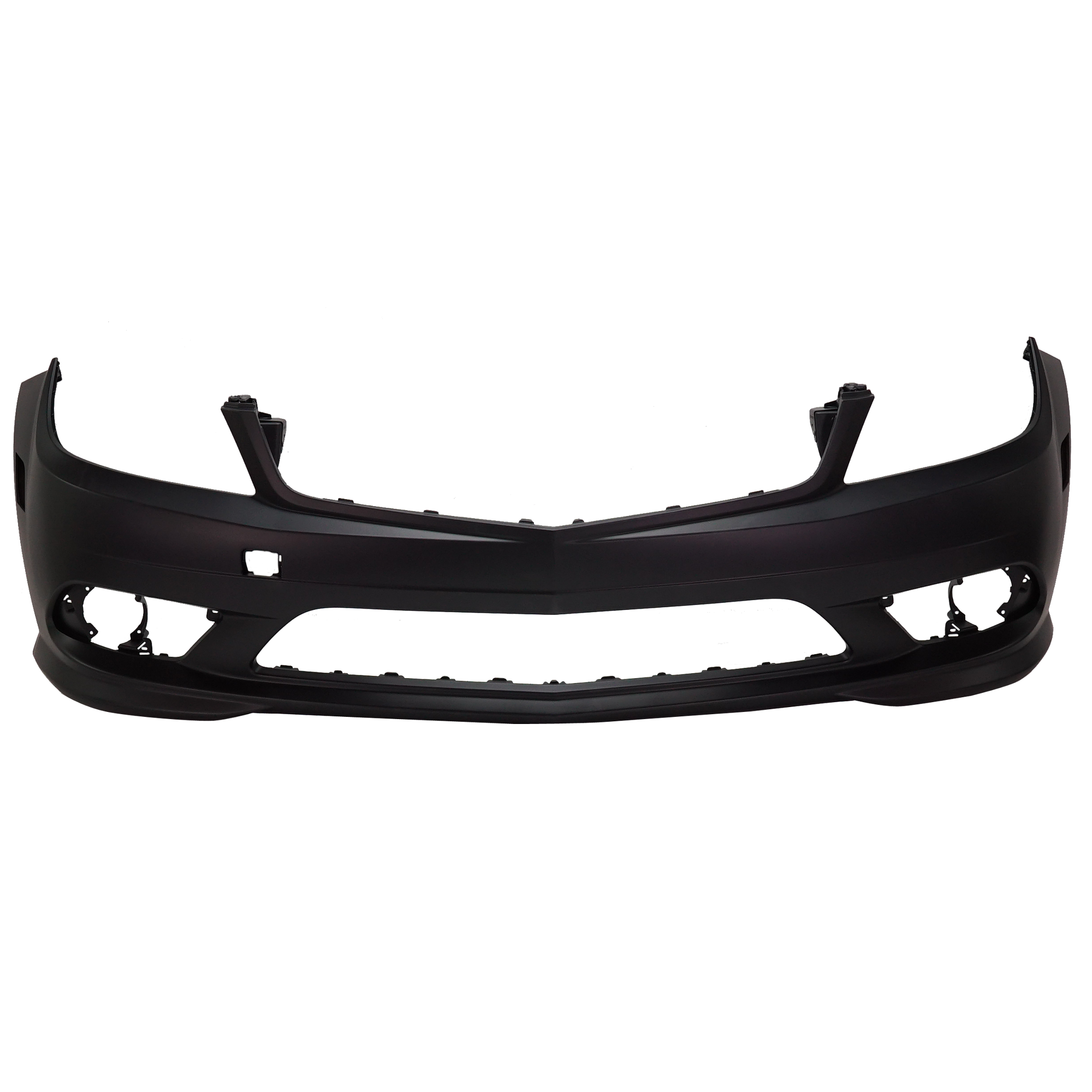 AM C CLASS 08-11 FRONT BUMPER COVER Prmd Exc. C63 AMG Model w AMG Pkg w o HLW and Ptronic Holes CAPA SKU REPBZ010330PQ Partslink MB1000296C OEM 204885392560