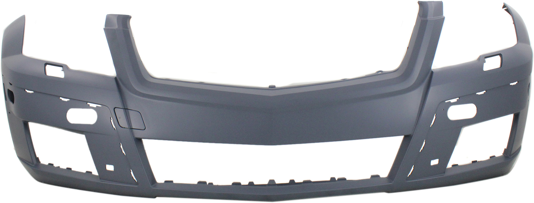 AM GLK CLASS 10-12 FRONT BUMPER COVER Prmd w HLW Holes w o Parktronic Holes SKU REPBZ010334P Partslink MB1000376 OEM 2048804740