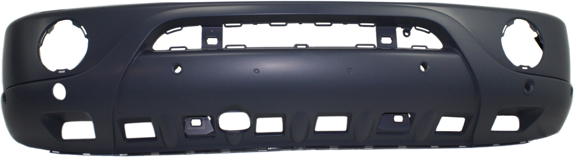 AM ML CLASS 00-05 FRONT BUMPER COVER Primed w HLW and Parktronic Holes w Round Fog Lights SKU REPBZ010336P Partslink MB1000158 OEM 1638805270