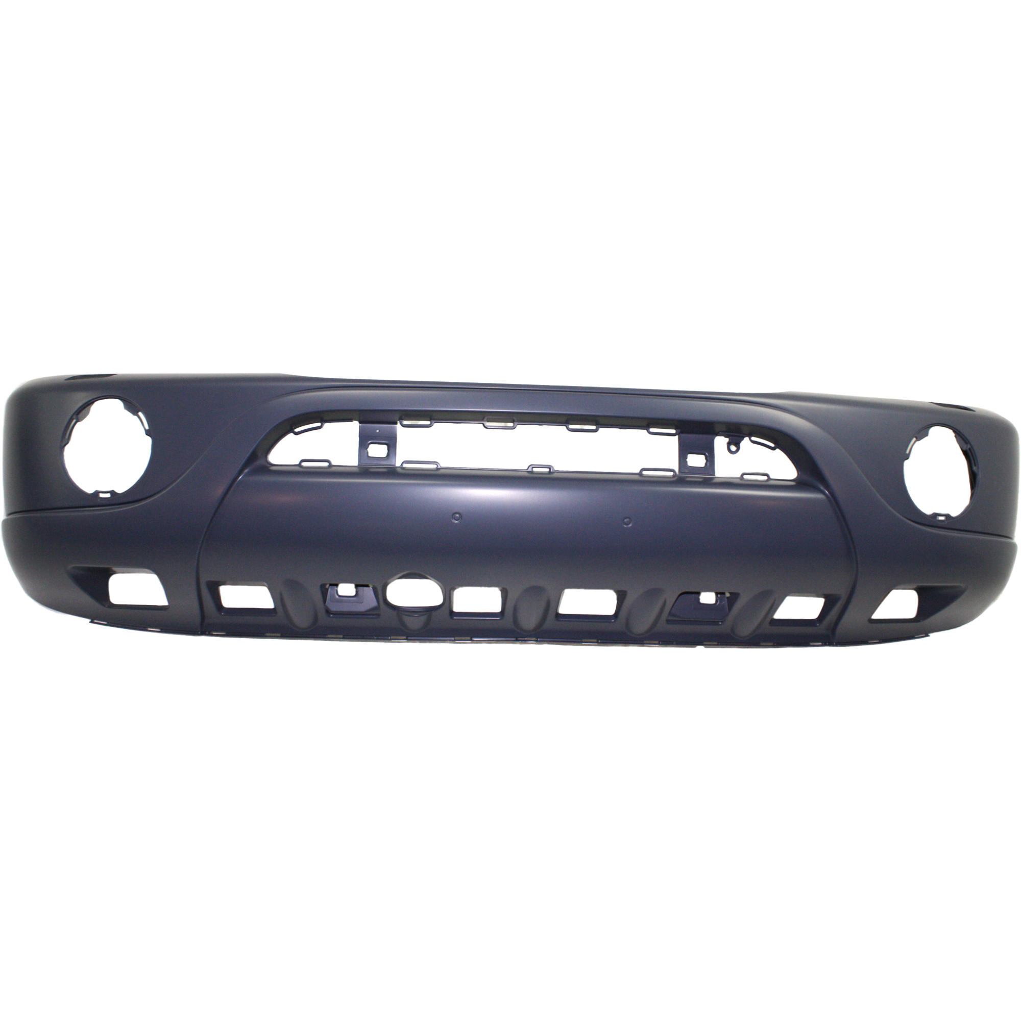 AM ML CLASS 00-05 FRONT BUMPER COVER Primed w HLW Holes w o Parktronic Holes w Round Fog Lights SKU REPBZ010337P Partslink MB1000161 OEM 1638805070