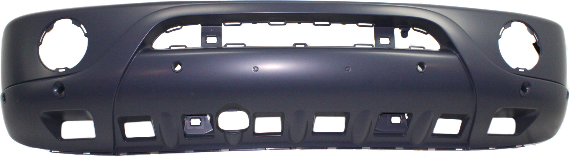 AM ML CLASS 02-05 FRONT BUMPER COVER Primed w o HLW Holes w Parktronic Holes w Round Fog Lights SKU REPBZ010338P Partslink MB1000159 OEM 1638805170