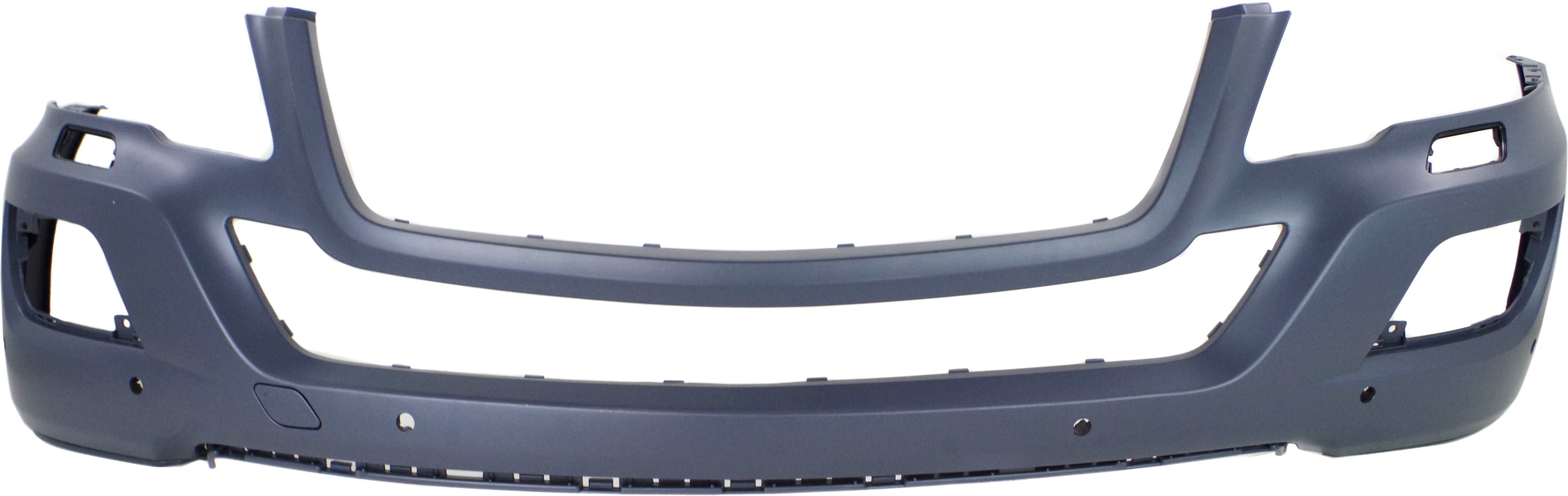 AM M CLASS 09-11 FRONT BUMPER COVER Primed w o Sport Pkg w HLW and Parktronic Holes CAPA SKU REPBZ010342PQ Partslink MB1000293C OEM 1648803340