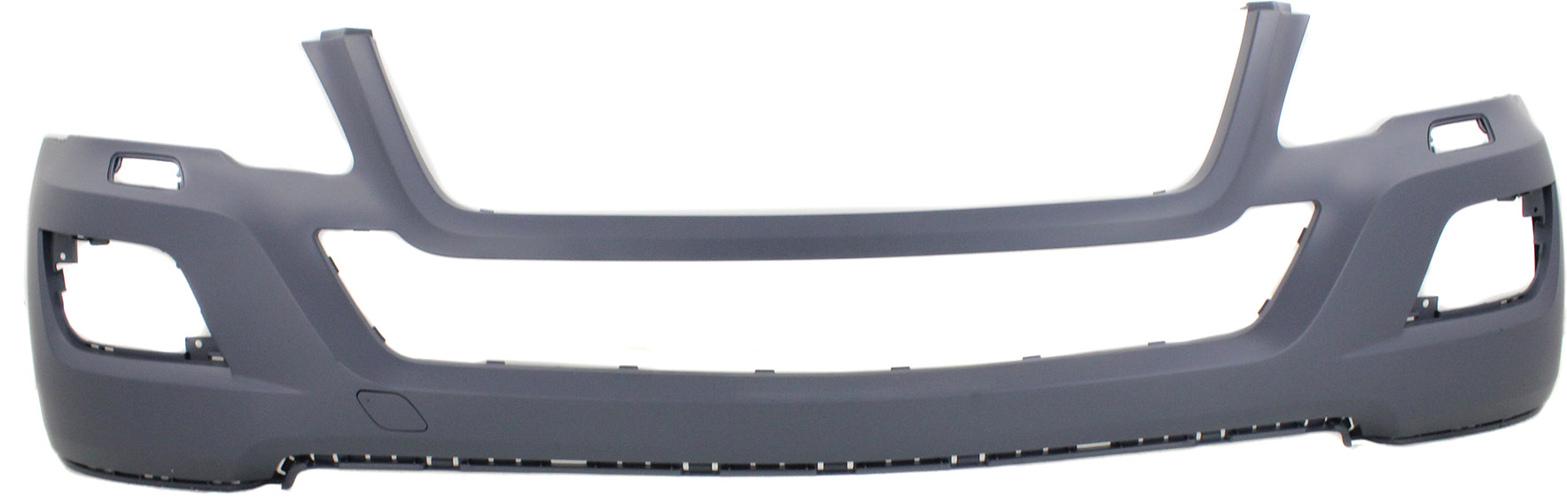 AM M CLASS 09-11 FRONT BUMPER COVER Primed w o Sport Pkg w HLW Holes w o Parktronic Holes SKU REPBZ010350P Partslink MB1000291 OEM 1648803140