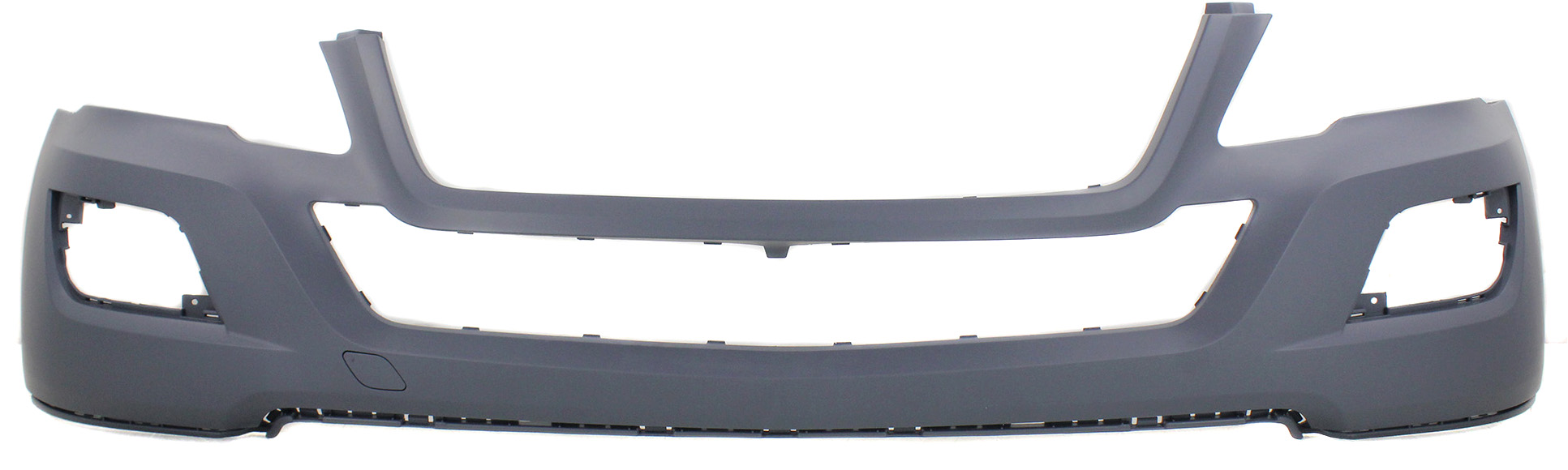 AM M CLASS 09-11 FRONT BUMPER COVER Primed w o Sport Pkg w o HLW and Parktronic Holes CAPA SKU REPBZ010351PQ Partslink MB1000290C OEM 1648857225