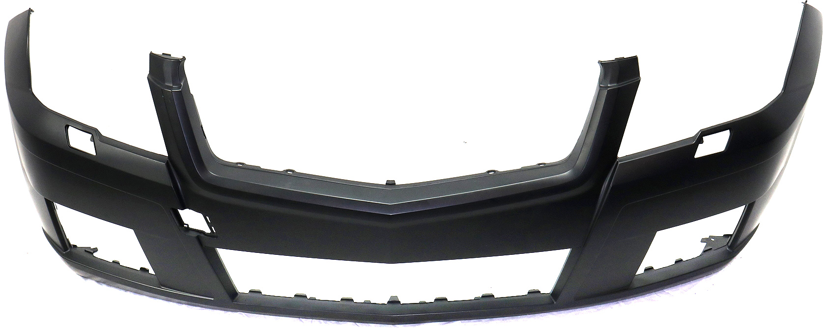 AM GLK350-10-12 FRONT BUMPER COVER Prmd w o AMG Styling OOR Pkgs w HLW Holes w o Parktronic Holes CAPA SKU REPBZ010359PQ Partslink MB1000365C OEM 2048804440