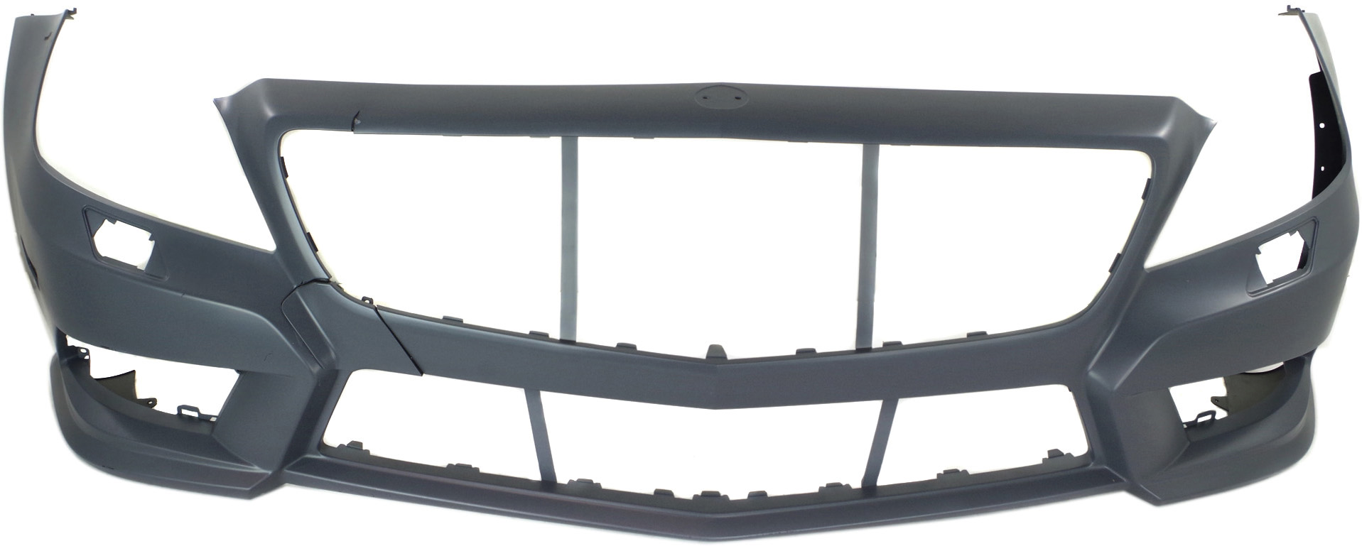 AM CLS550-12-14 FRONT BUMPER COVER Primed w AMG Styling Pkg w o Parktronic Holes SKU REPBZ010375P Partslink MB1000442 OEM 21888010409999