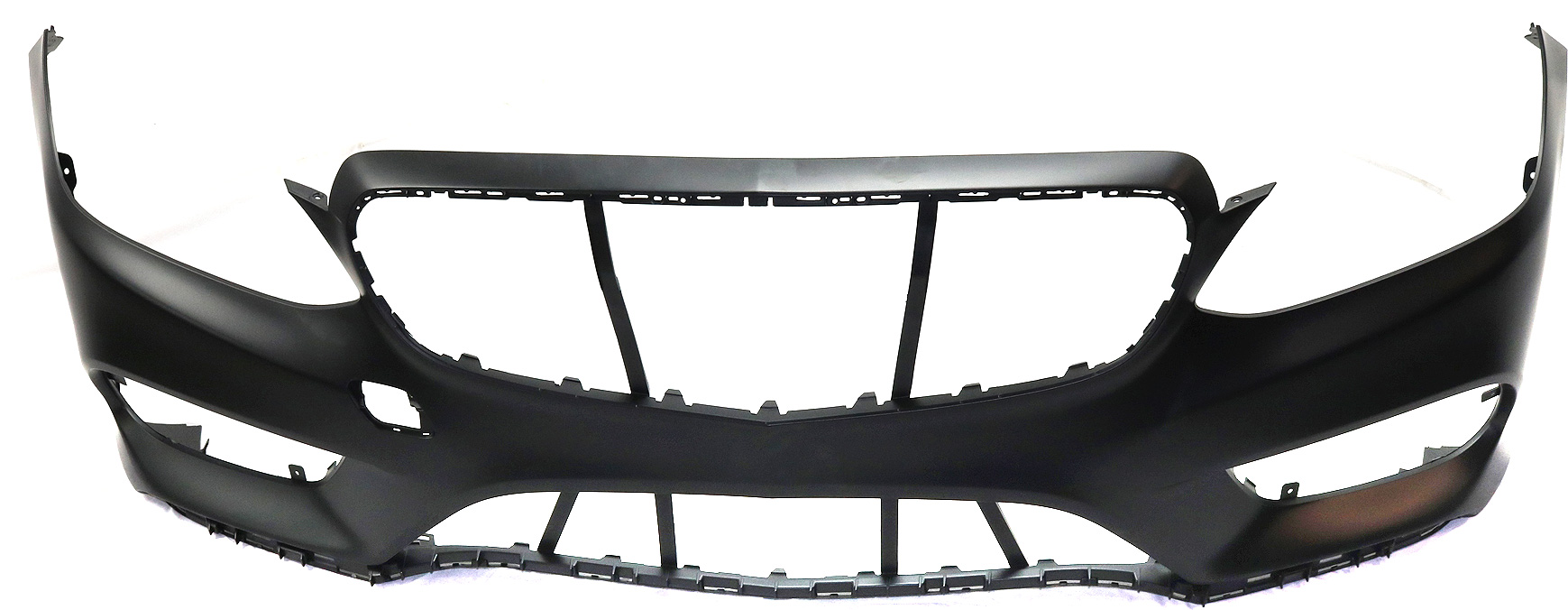 AM E CLASS 14-16 FRONT BUMPER COVER Prmd w AMG Styling Pkg w o Parktronic Holes Sedan Wagon CAPA SKU REPBZ010378PQ Partslink MB1000410C OEM 21288526389999