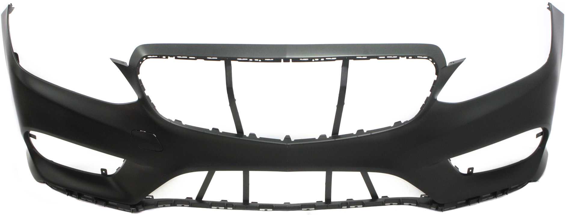 AM E CLASS 14-16 FRONT BUMPER COVER Prmd w AMG Styling Pkg w o Parktronic Holes Sedan Wagon SKU REPBZ010378P Partslink MB1000410 OEM 21288526389999