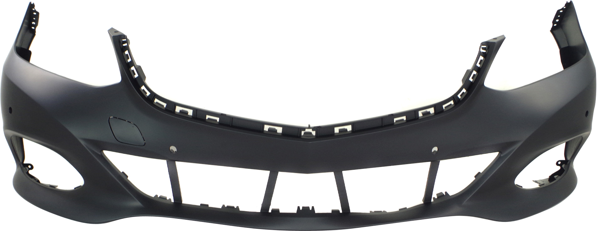 AM E CLASS 14-16 FRONT BUMPER COVER Prmd w o AMG Pkg w Parktronic Holes Exc. E63 AMG Mdl Sdn Wgn SKU REPBZ010381P Partslink MB1000428 OEM 21288025479999