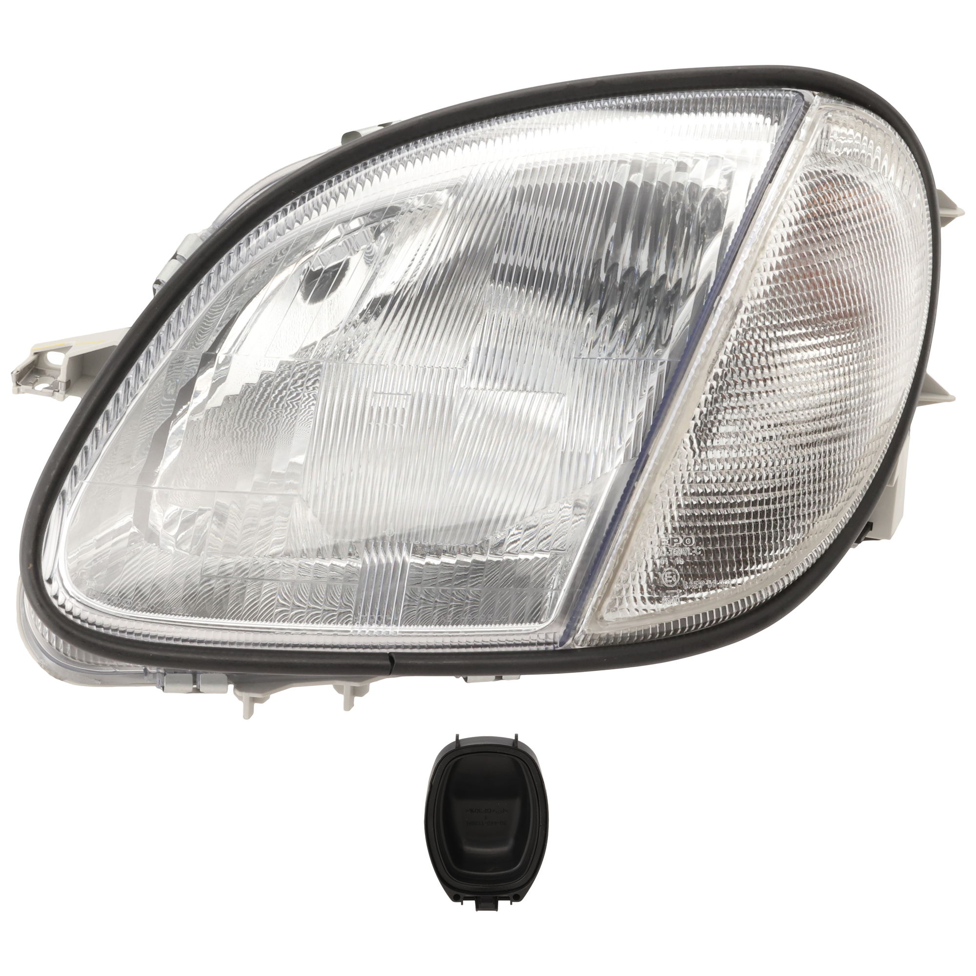 AM SLK CLASS 98-04 HEAD LAMP LH Assembly Halogen SKU REPBZ100120 Partslink MB2502127 OEM 1708202761