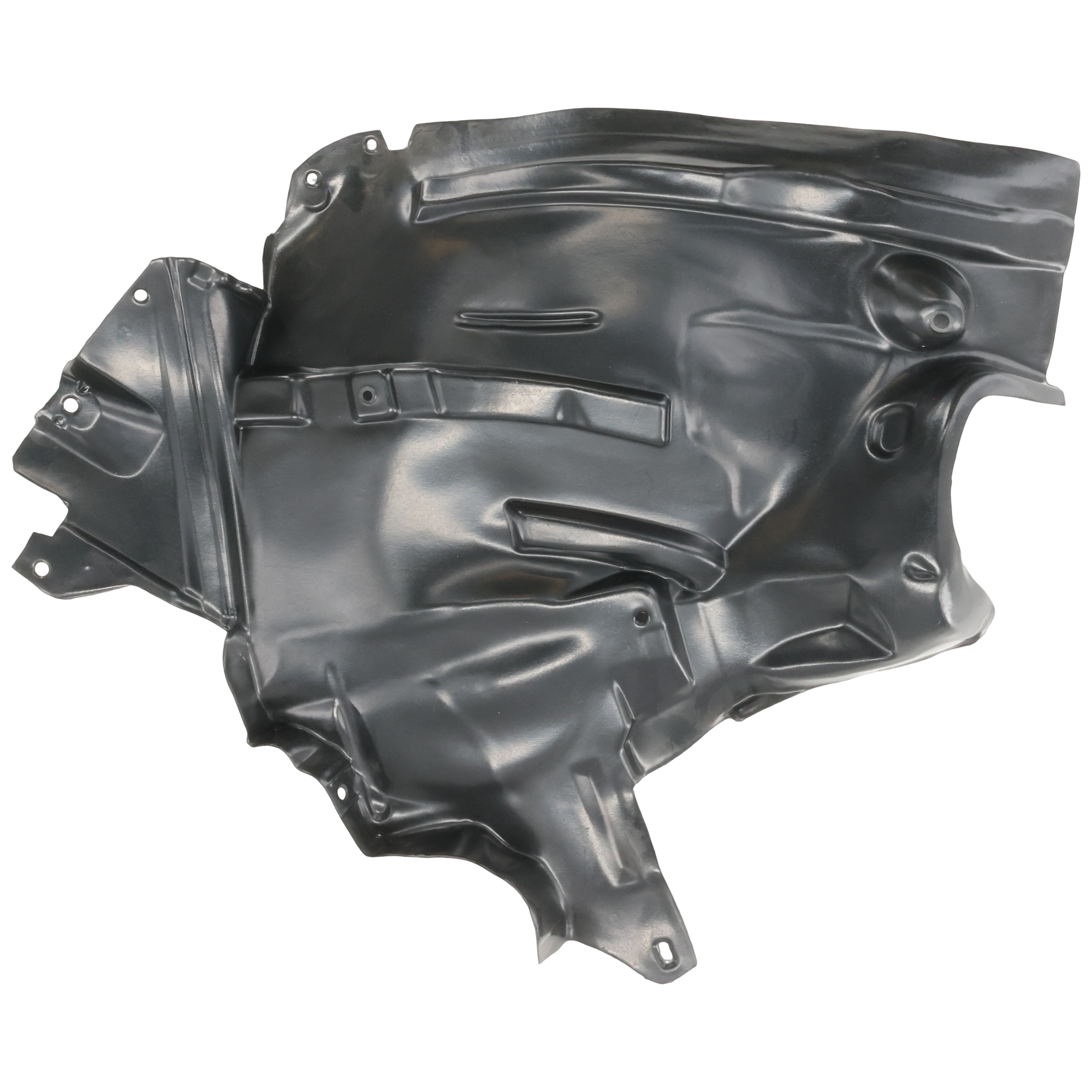 AM GLK CLASS 10-15 FRONT FENDER LINER LH Rear Section SKU REPBZ222104 Partslink MB1248164 OEM 2046901130